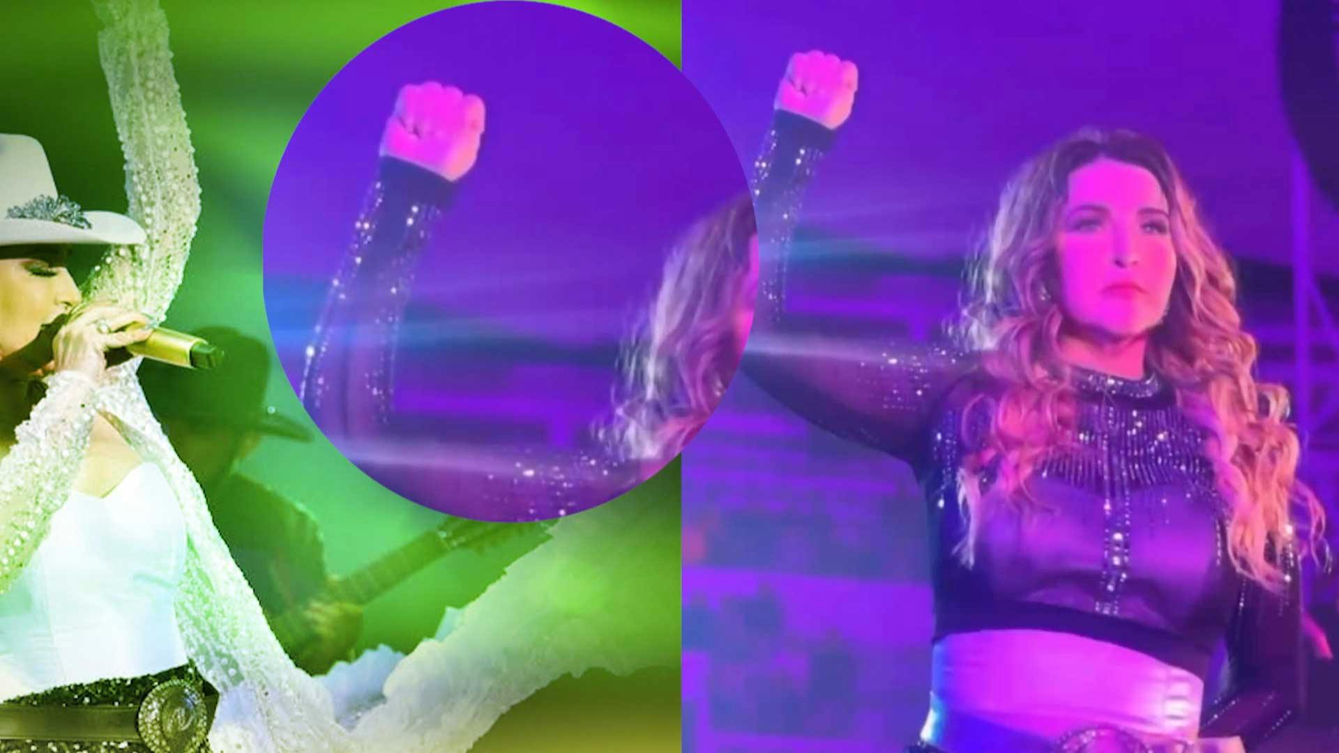 Alicia Villarreal hizo señal de auxilio por sufrir violencia de género