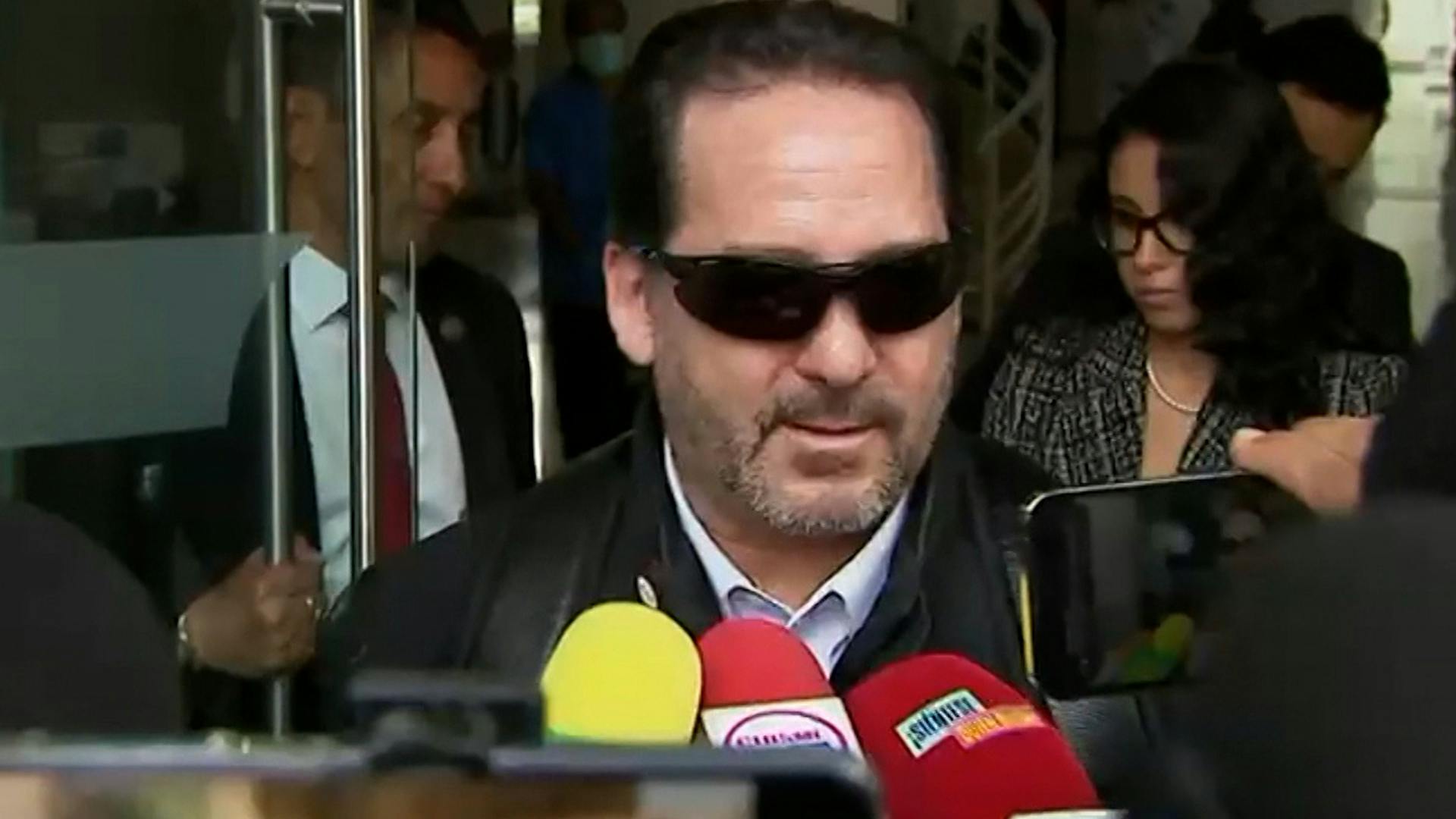 Luis Enrique Guzmán no quiso dar declaraciones sobre la prueba de ADN