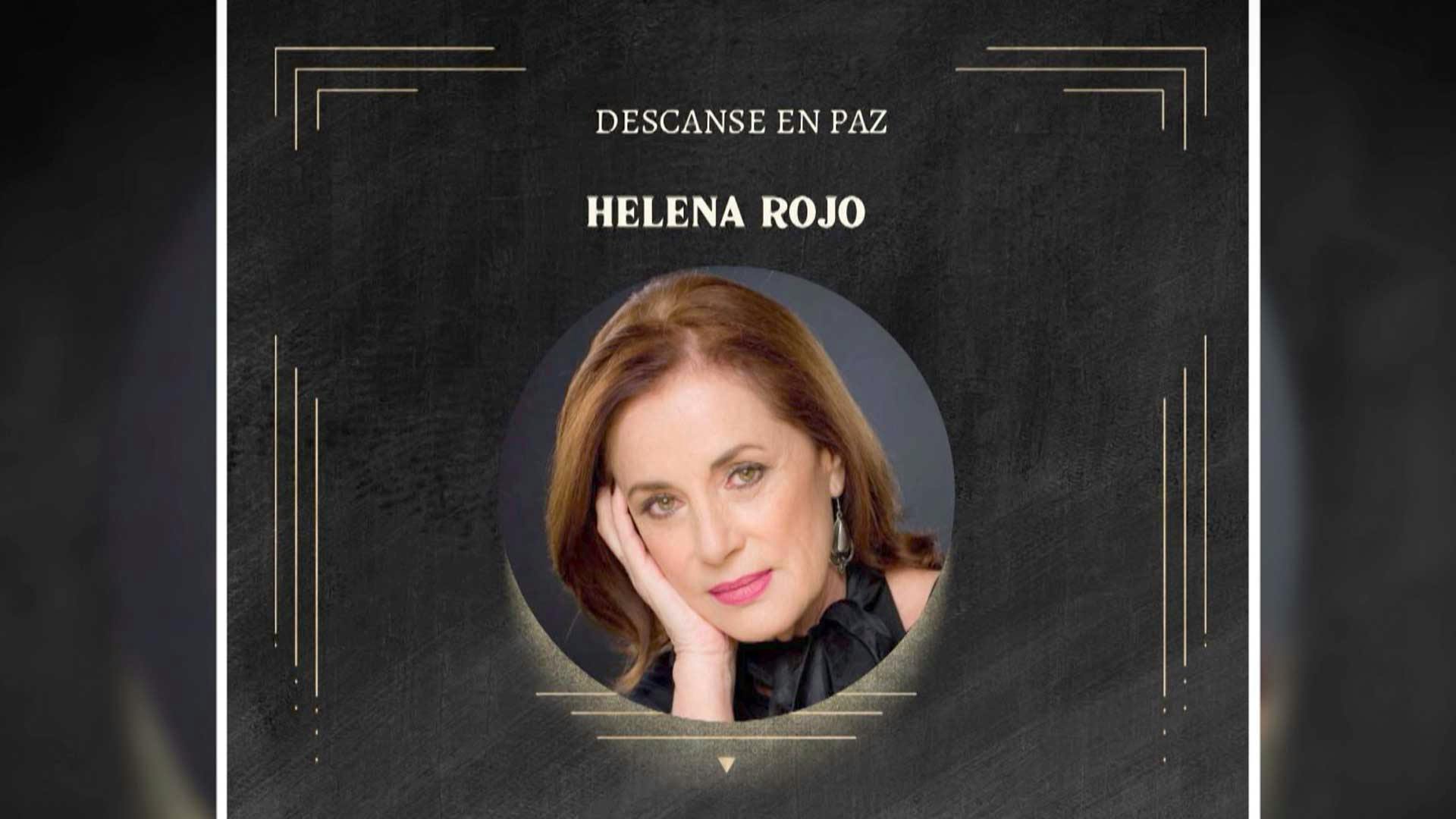 Celebramos y recordamos la trayectoria que tuvo la actriz Helena Rojo