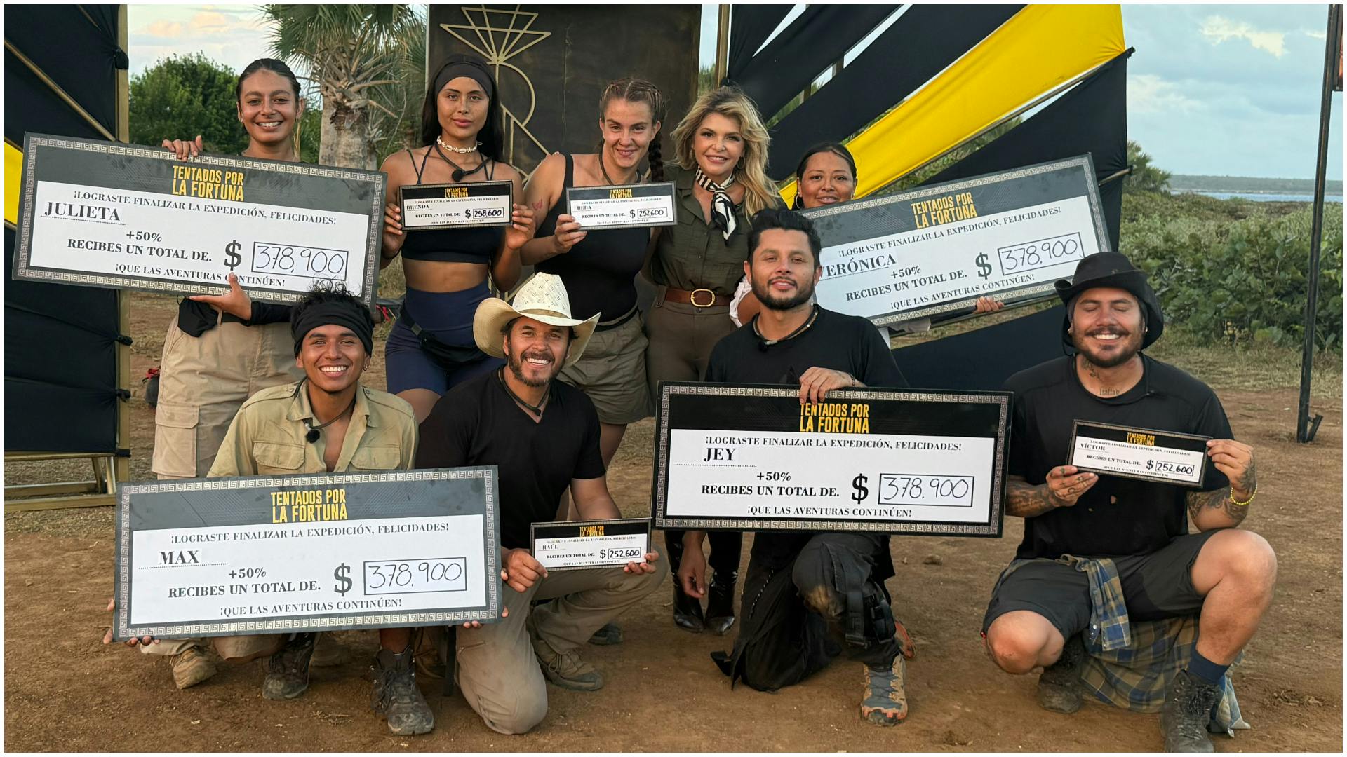 ¡Lo lograron! 8 aventureros llegan a la meta de Tentados por la Fortuna 