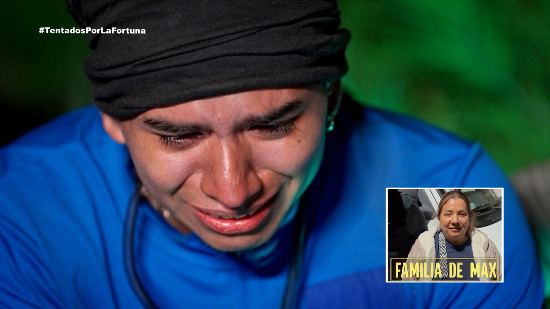 Max se derrumba al recibir inesperado mensaje de su familia en Tentados por la Fortuna 