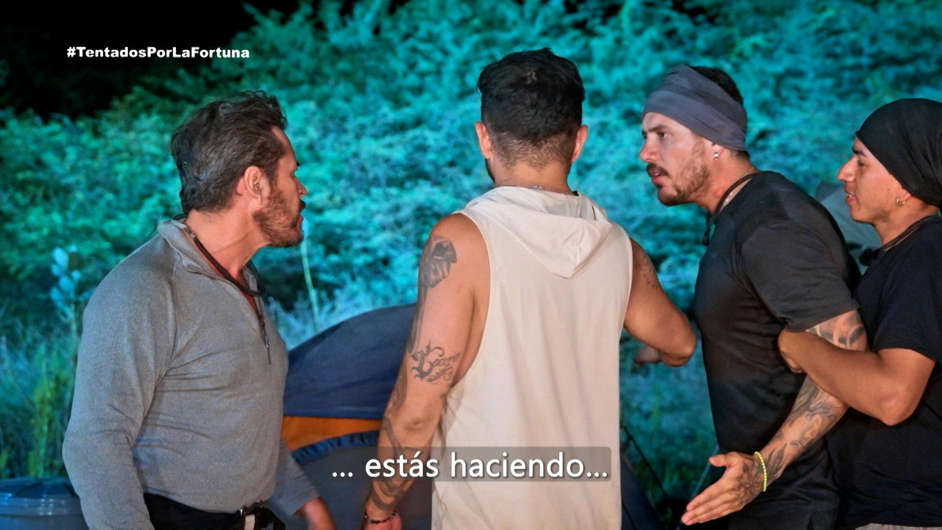 Pelean Raúl Sandoval y Víctor en Tentados por la Fortuna 