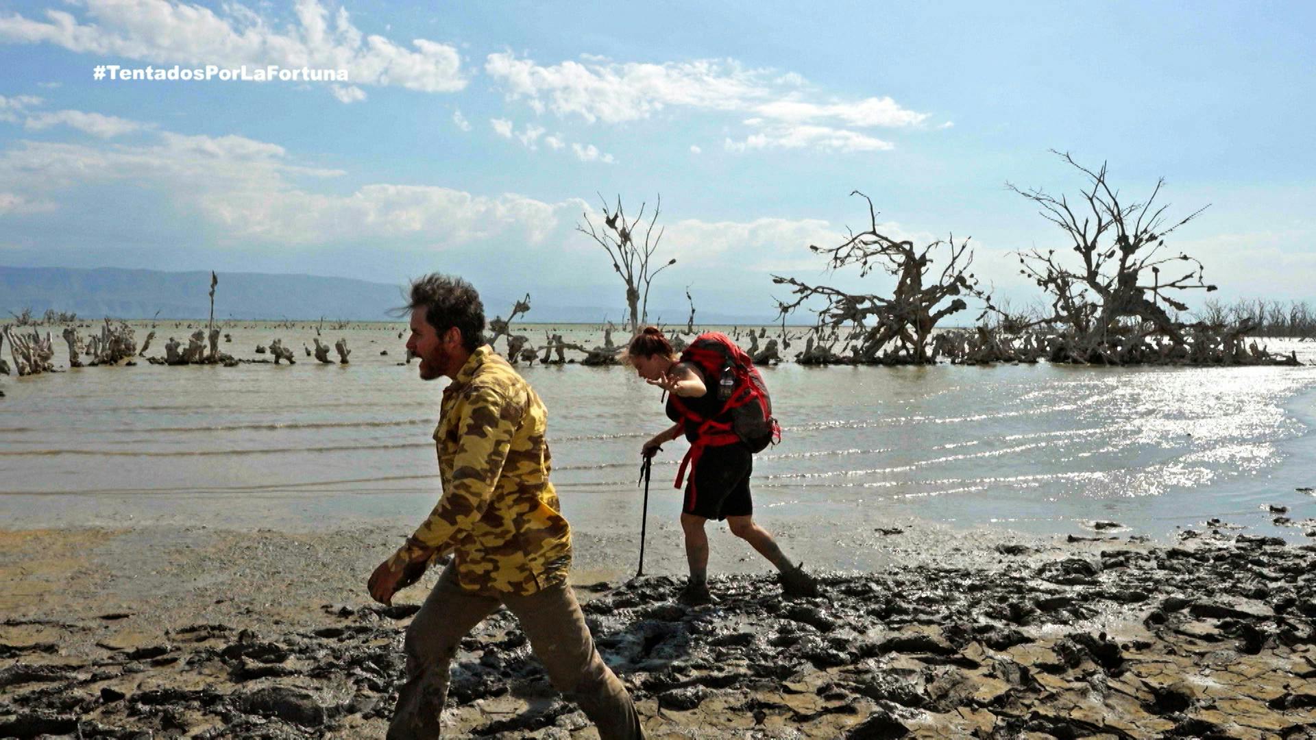 El fango se los traga... Participantes de Tentados por la Fortuna viven el día más difícil del recorrido 