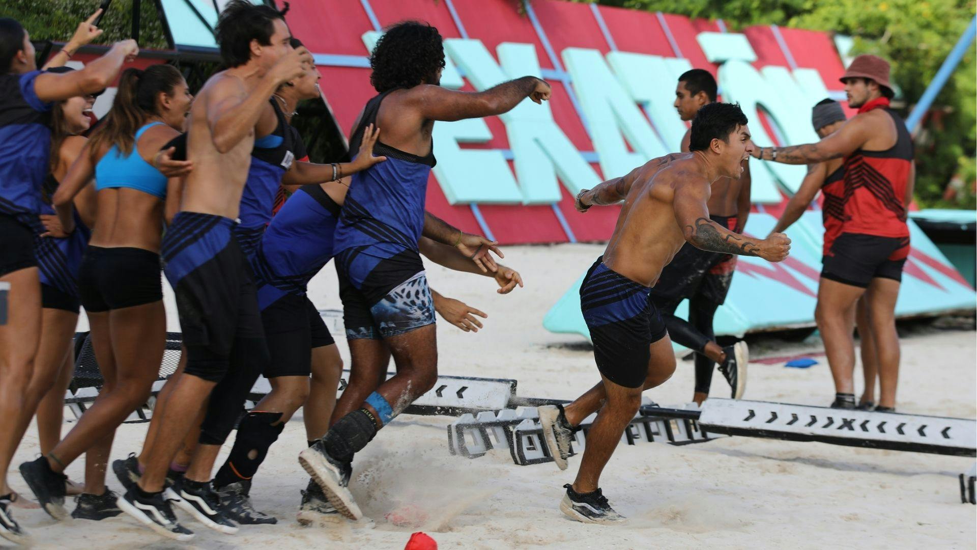 Exatlón | El equipo azul celebra "la remontada histórica"