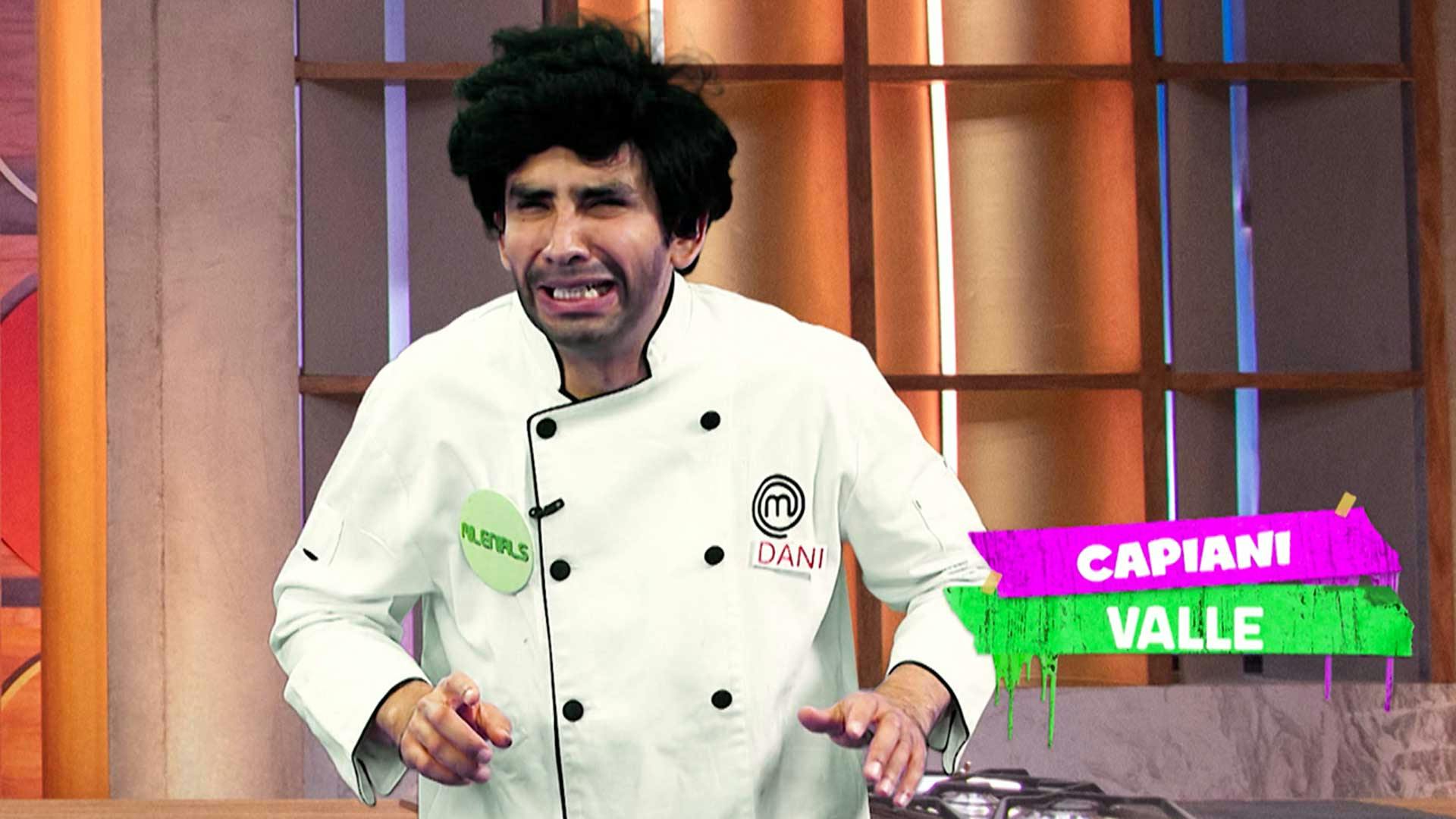 Las mil y una caras de Dani Valle en MasterChef Celebrity Generaciones