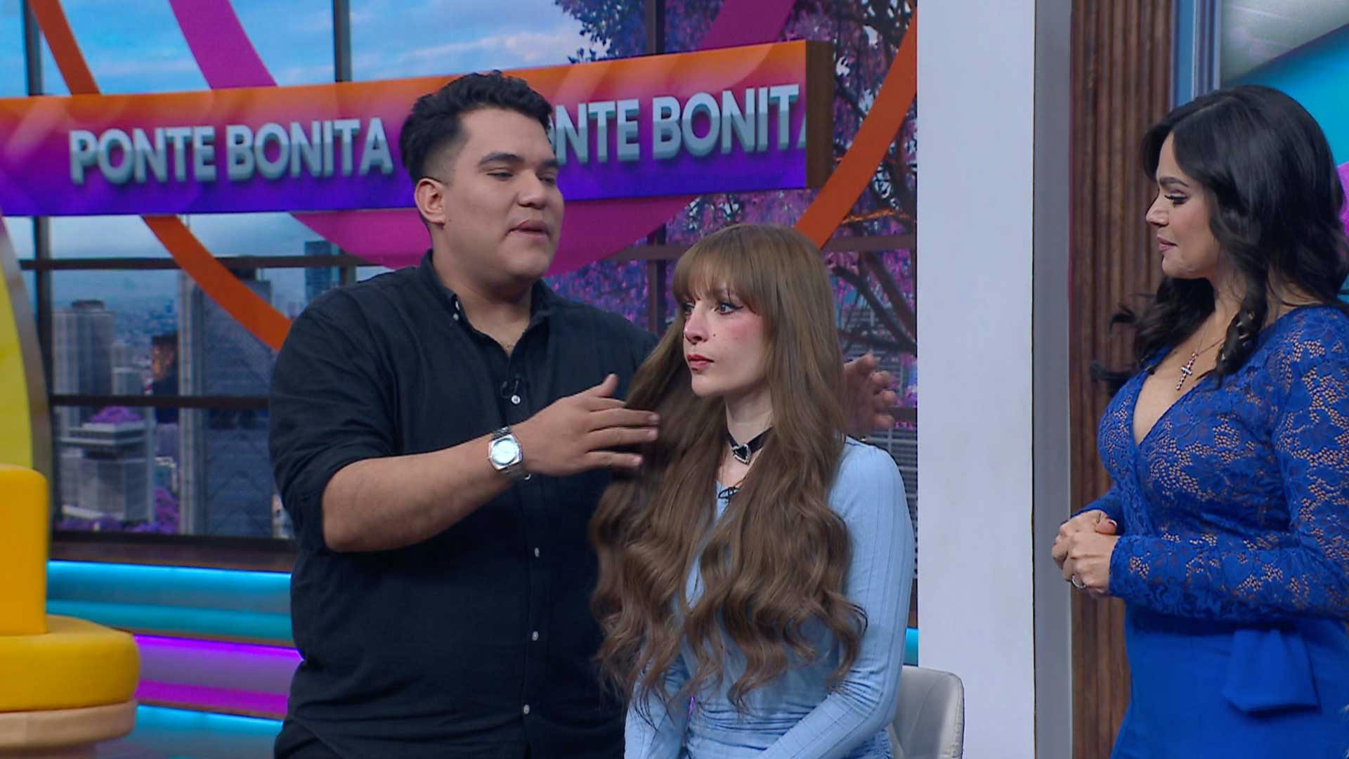 Imelda Tuñón debuta como modelo de Venga La Alegría y muestra su secreto para tener una larga melena