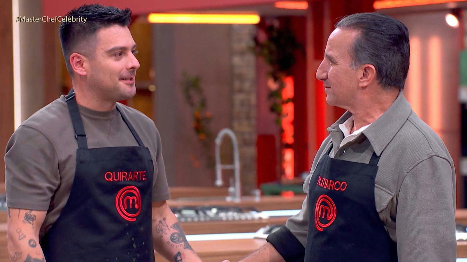 ¡Destapó a su 'gallo'! Así se despidió Plutarco Haza de MasterChef Celebrity Generaciones