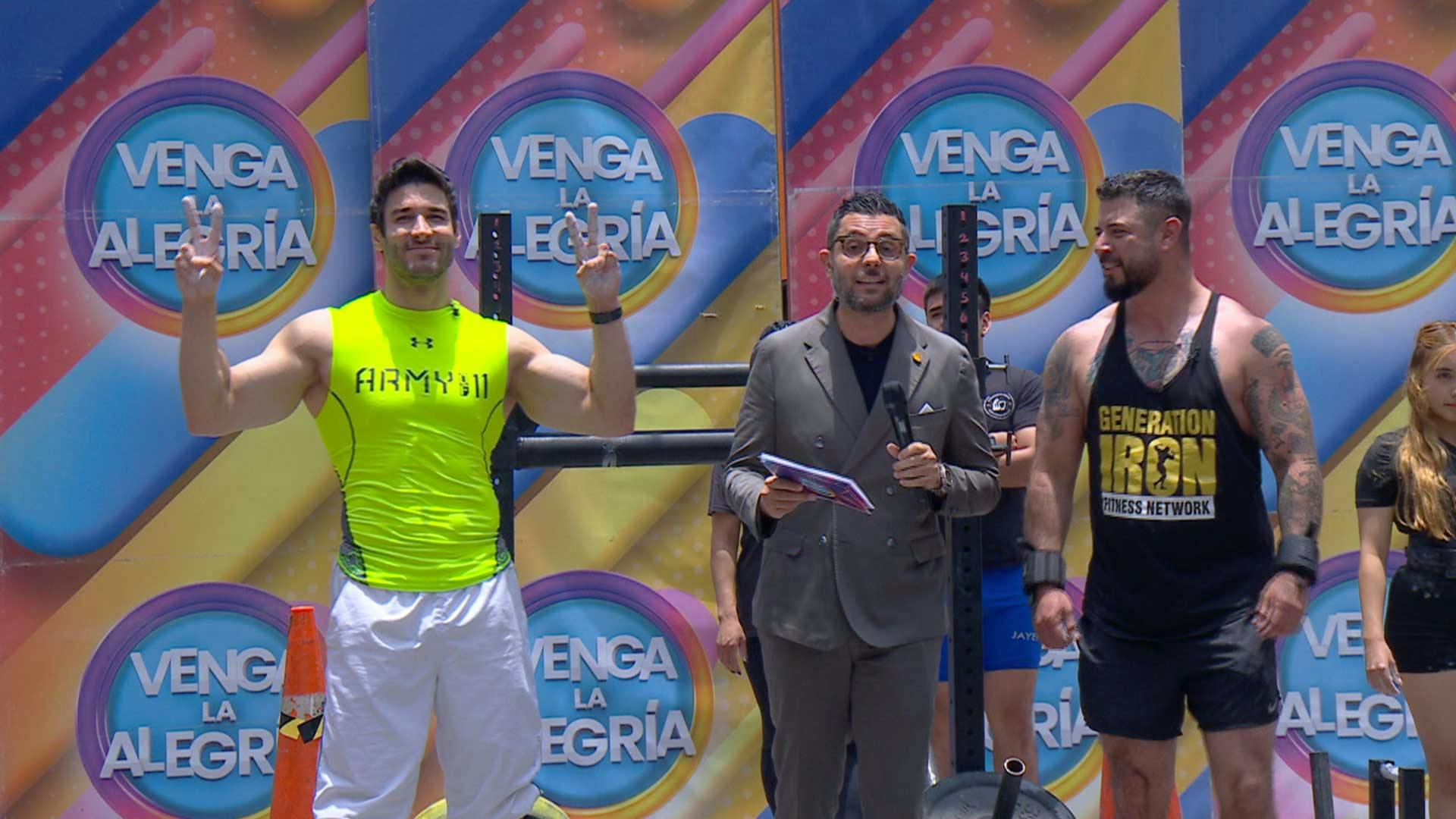 ¡Duelo de músculos! Kike Mayagoitia y Rahmar Villegas se enfrentaron en una competencia de Strongmans