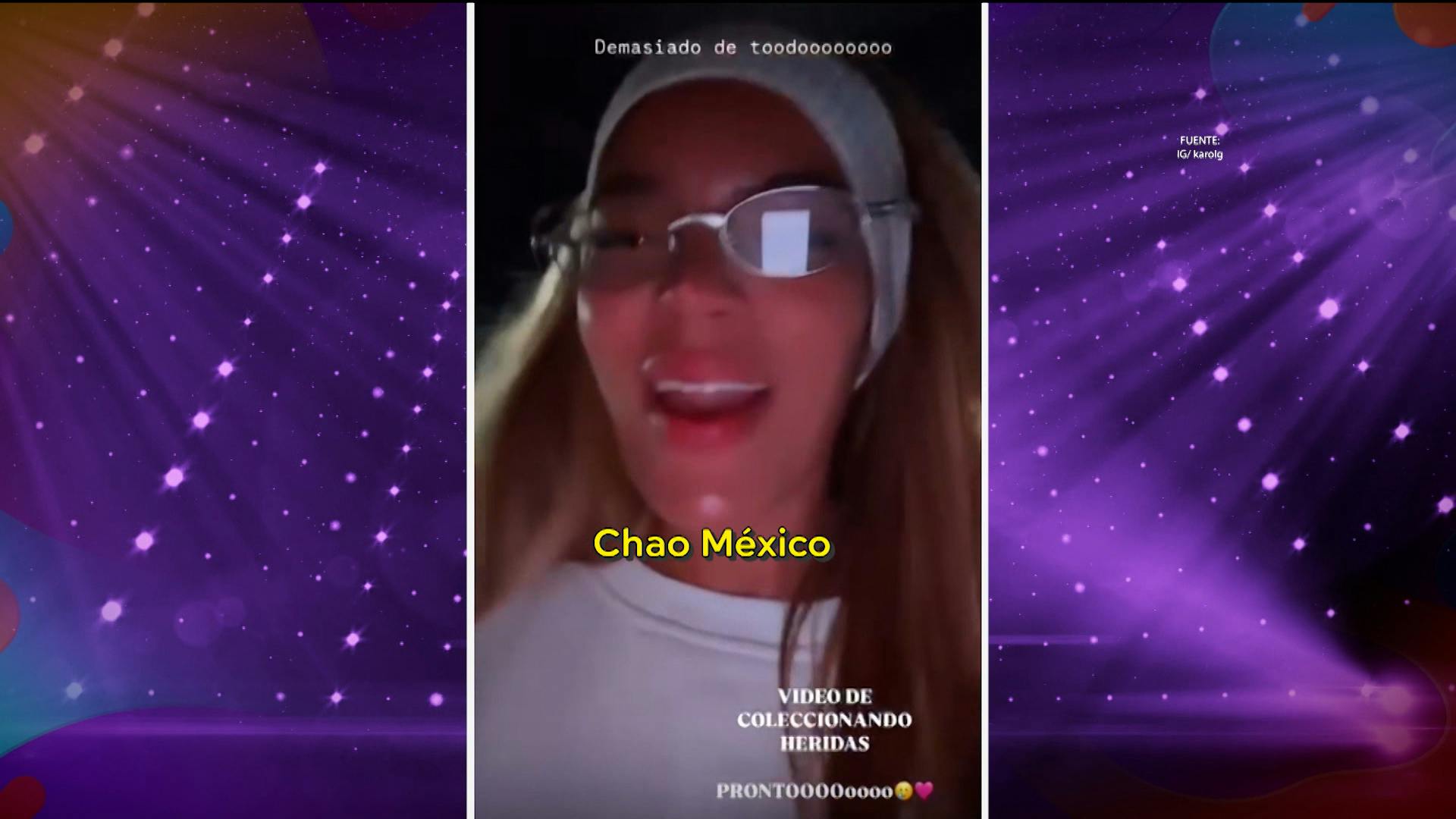 "Me llevo este día por siempre en mi corazón", Karol G visitó México para grabar su nuevo video junto a 'El Buki' y lanzó un mensaje a sus fans