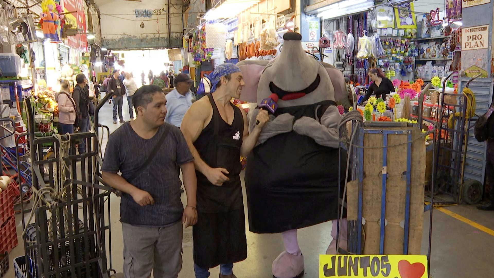 Kecho terminó siendo el chavo de los demás chavos de la Central de Abasto