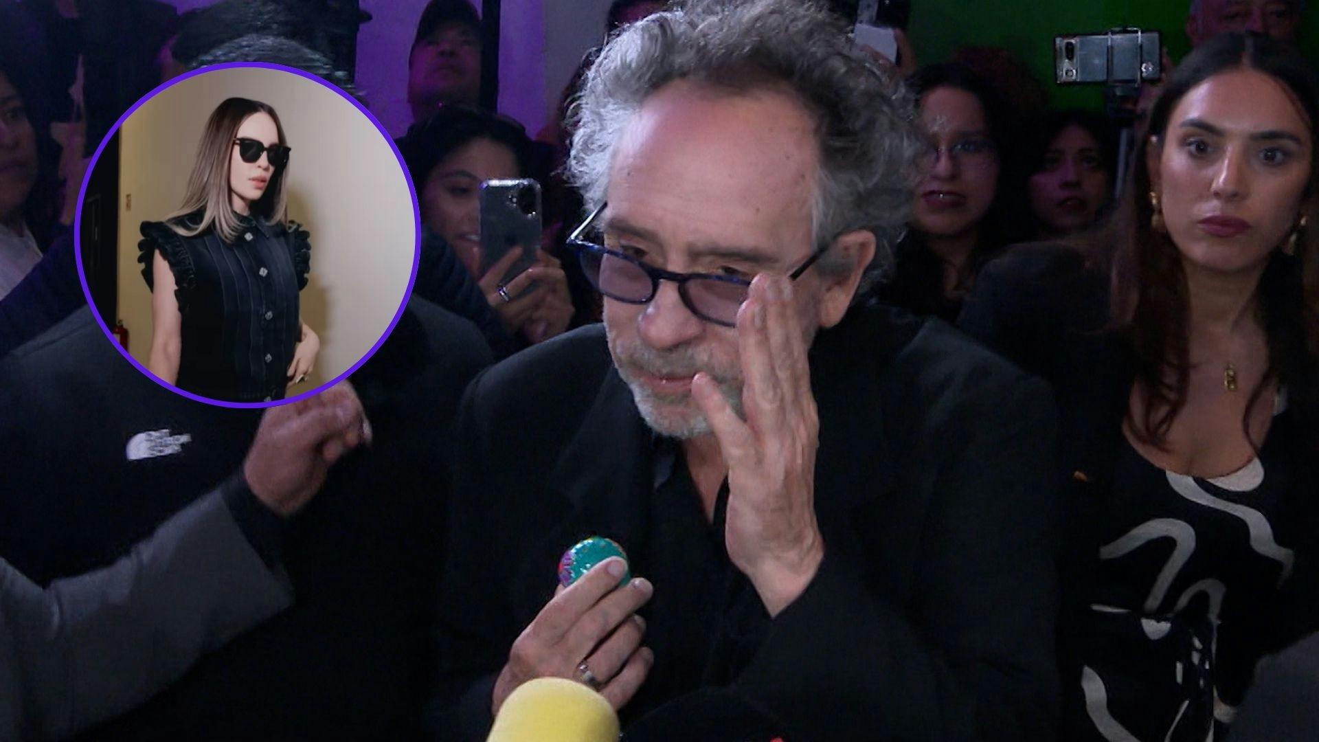 Belinda fue invitada especial en la inauguración del museo de Tim Burton