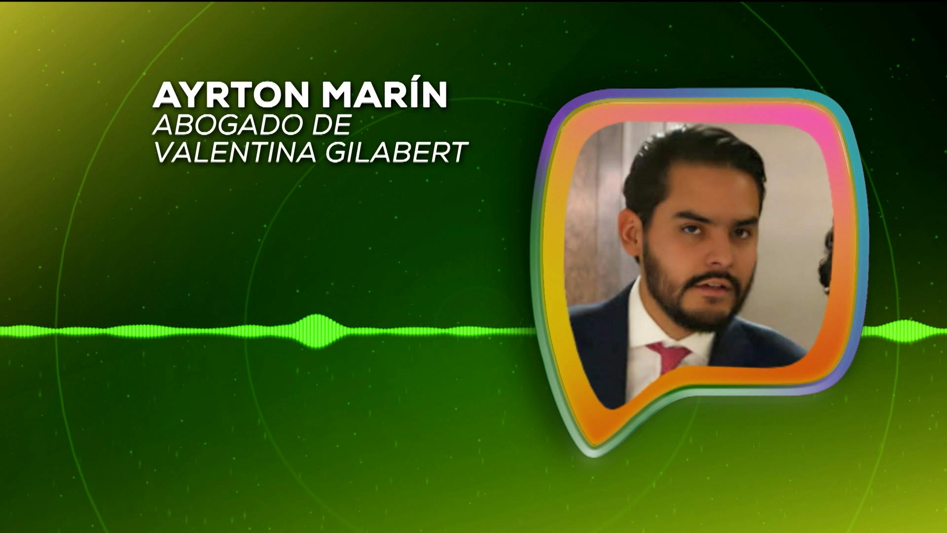 De último momento: Abogado de Valentina Gilabert explica el acuerdo en el que llegaron con Marianne Gonzaga