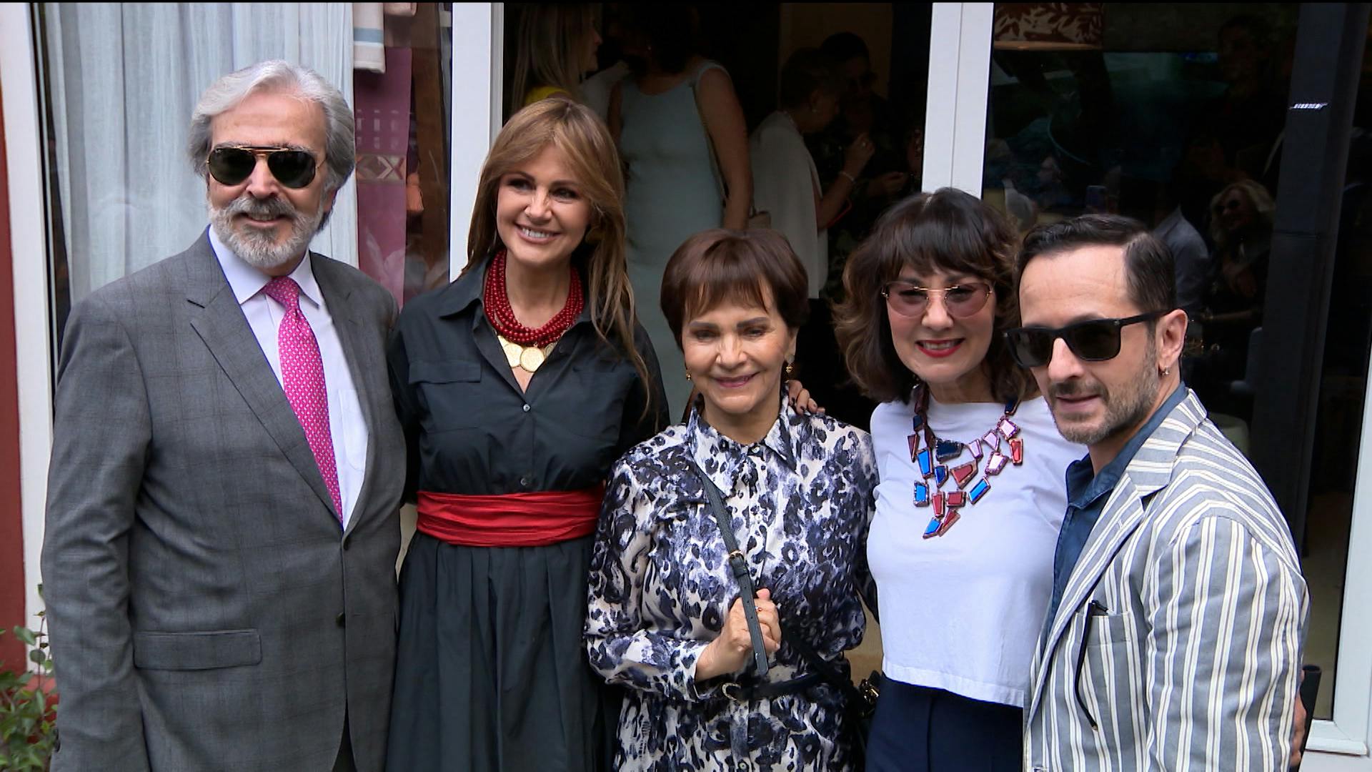 Pati Chapoy fue una de las invitadas especiales al lanzamiento de la colección de Daniel Espinosa