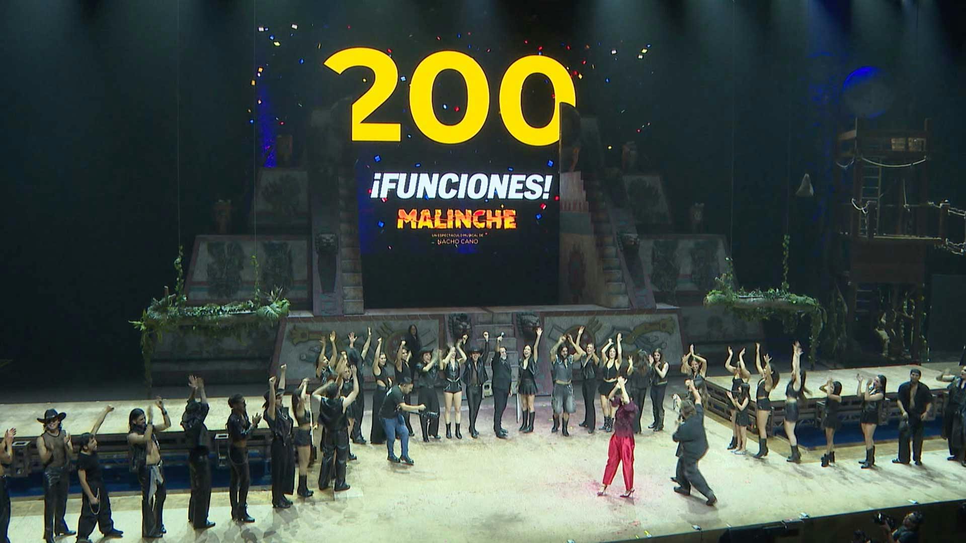 ¡Malinche celebra 200 representaciones con invitadas de lujo!