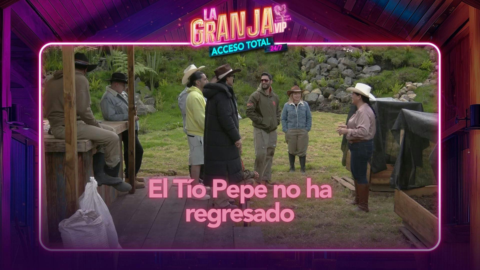 Mientras el Tío Pepe NO HA REGRESADO, ¿quién ayudó a los granjeros esta mañana?
