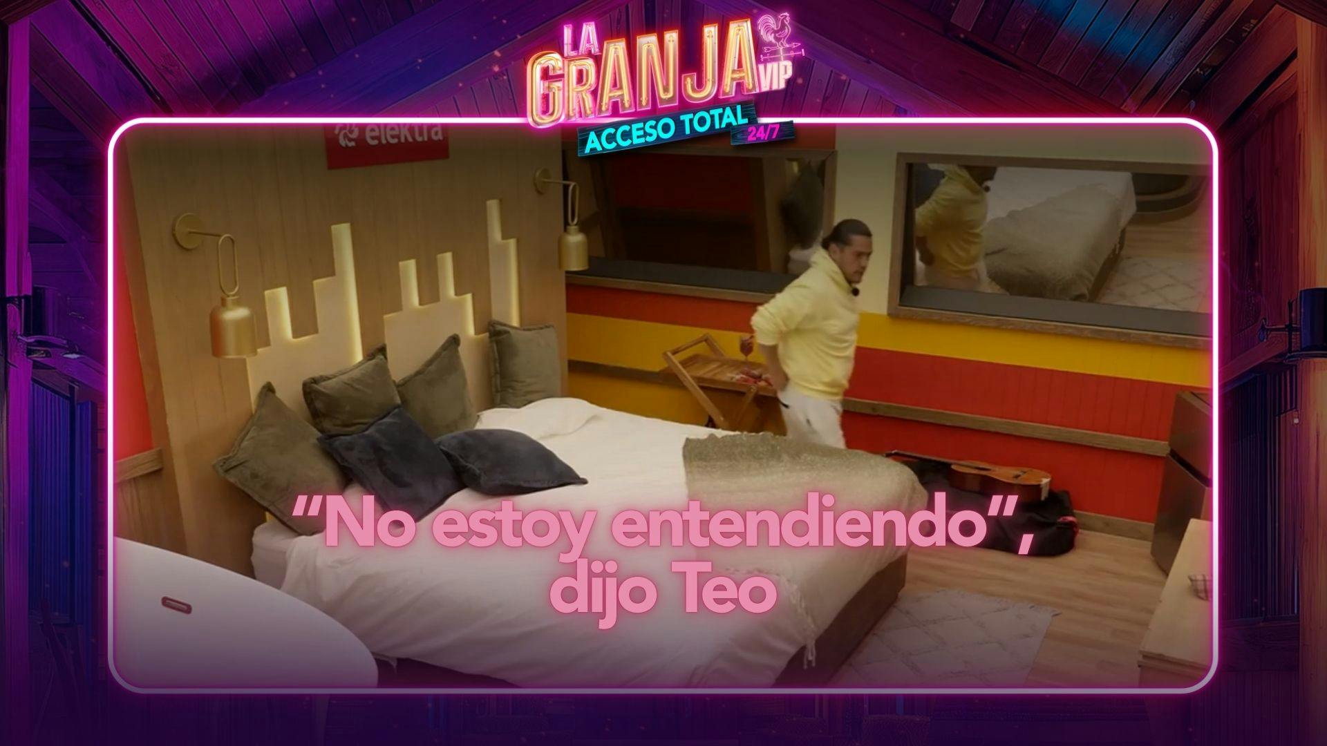 Sergio Mori no compartió la Habitación del Capataz con Teo, y así reaccionó él