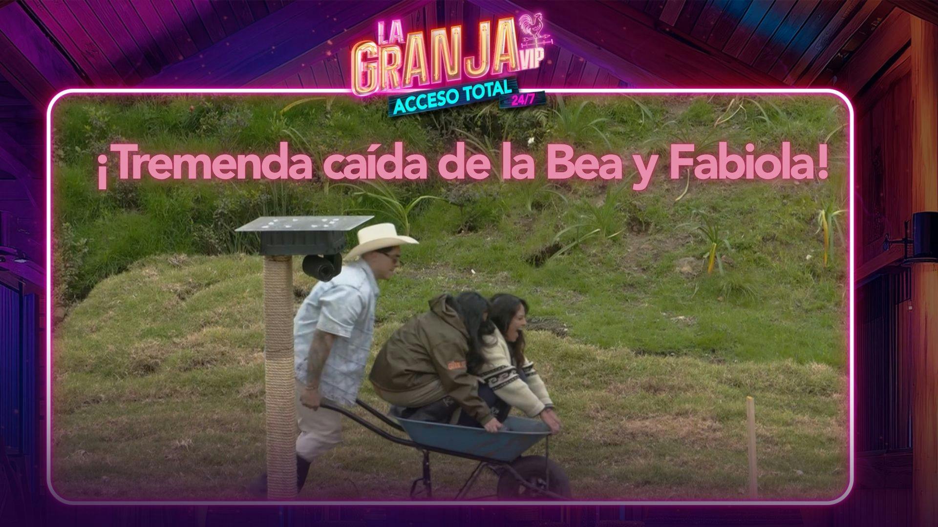 ¡La Bea y Fabiola Campomanes sufren una fuerte caída en La Granja VIP!