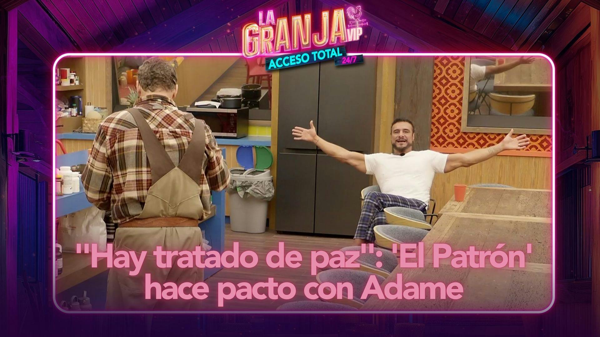 "Hasta que se vuelva a poner cachonda la cosa, hay tratado de paz": 'El Patrón' hace pacto con Adame
