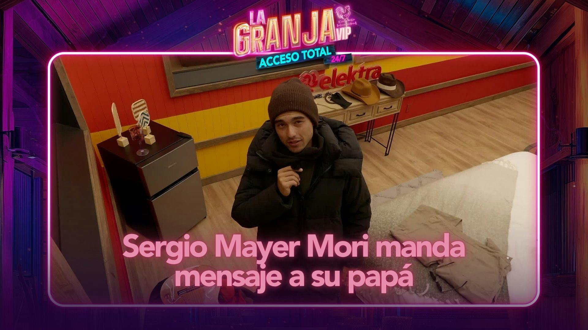 "Estoy disfrazado de ti": Sergio Mori le manda mensaje a su papá, Sergio Mayer