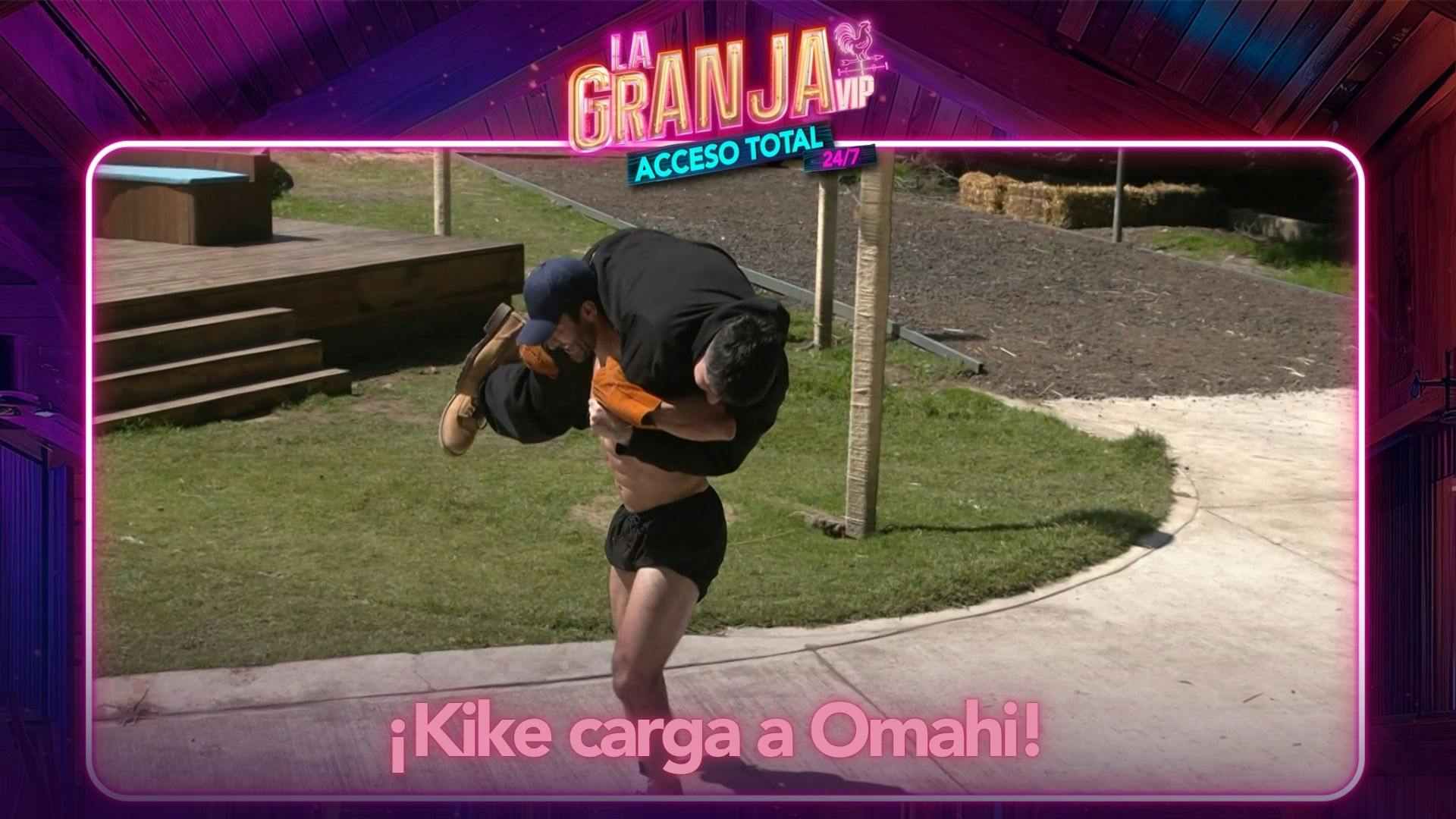 ¡A ejercitarse! Kike no puede usar el gimnasio de La Granja, pero eso no lo detuvo