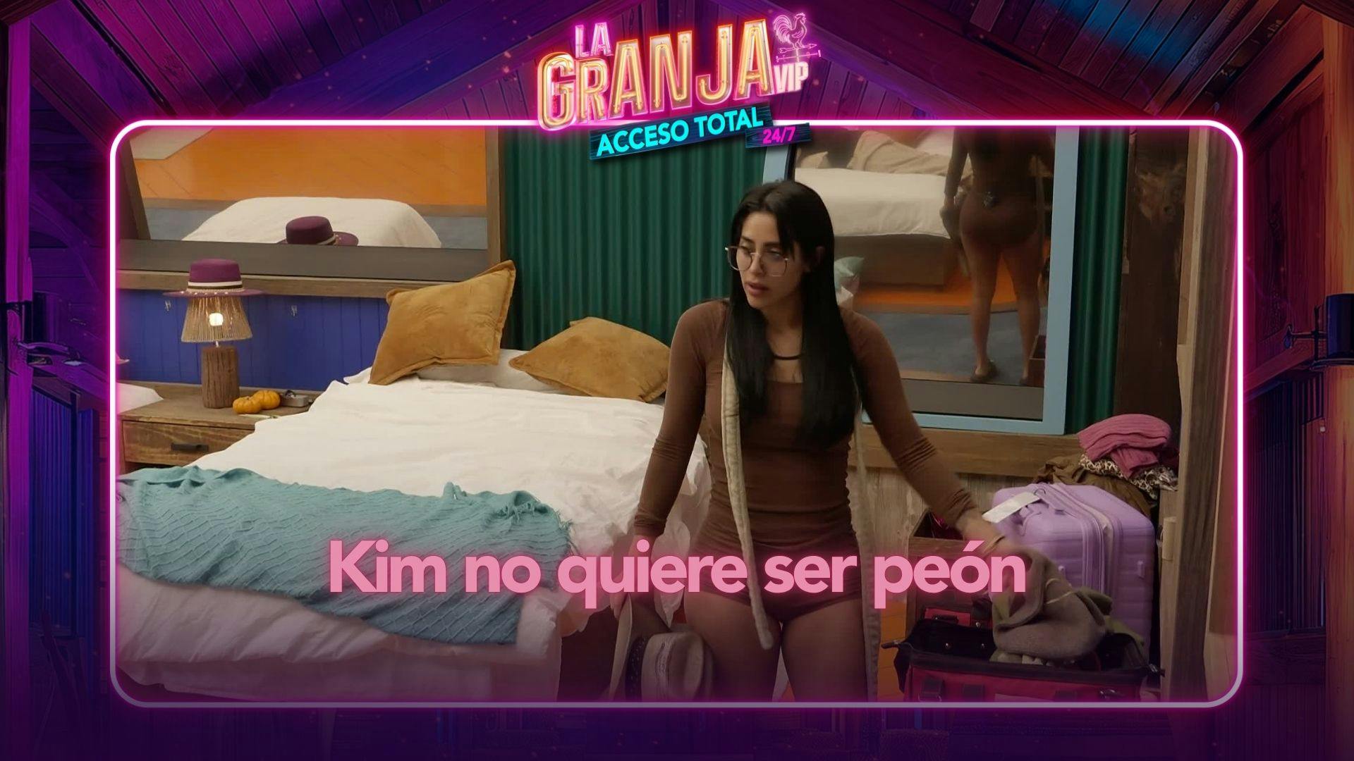 Kim Shantal confiesa que no quiere dormir en El Granero, pero ya piensa con quién le gustaría estar ahí