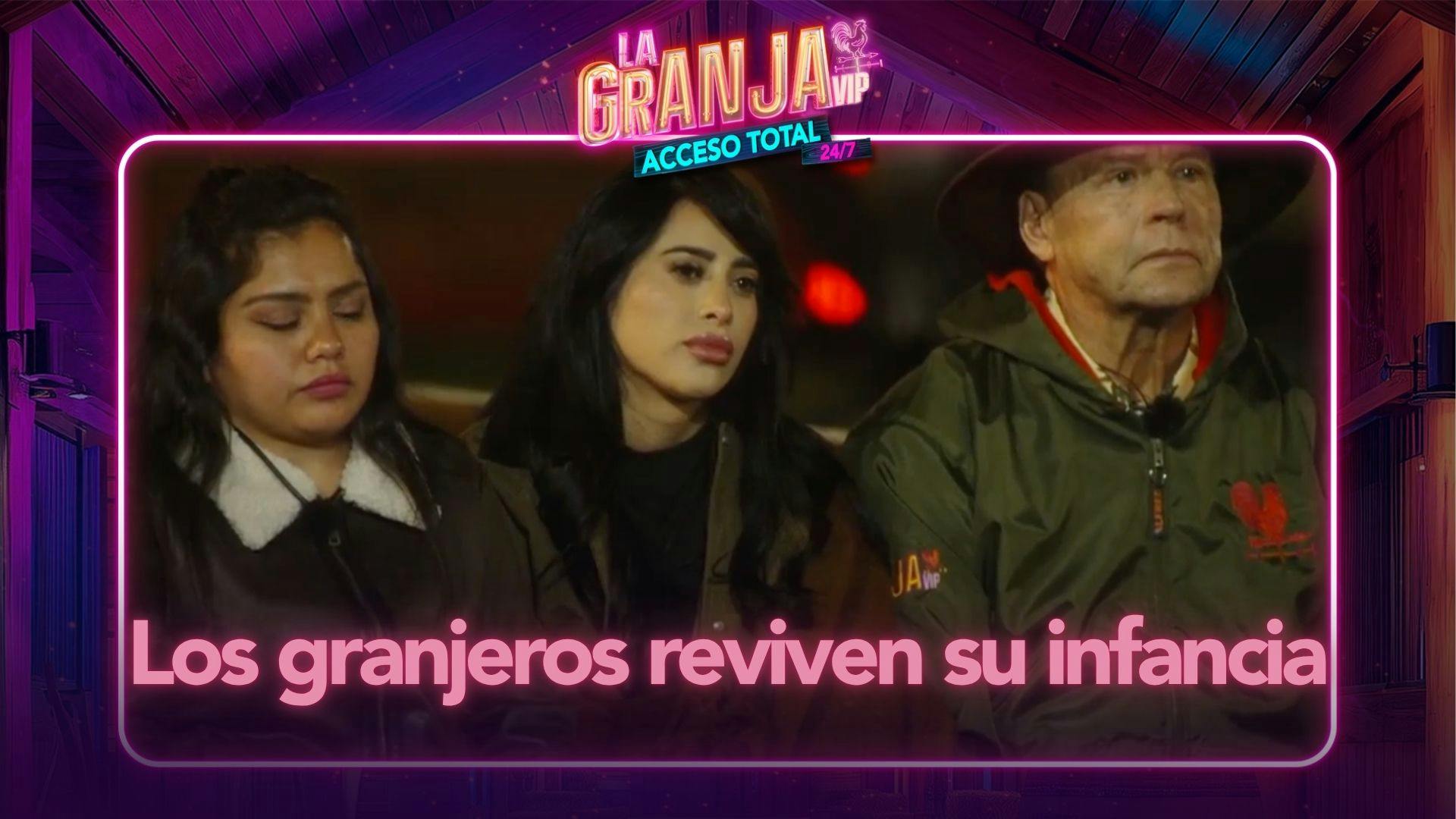 Los granjeros reviven su infancia en una emotiva dinámica