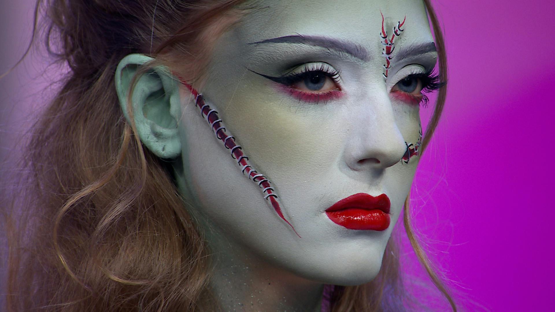¡Arte, horror e imaginación! Checa este maquillaje para Día de Muertos y Halloween