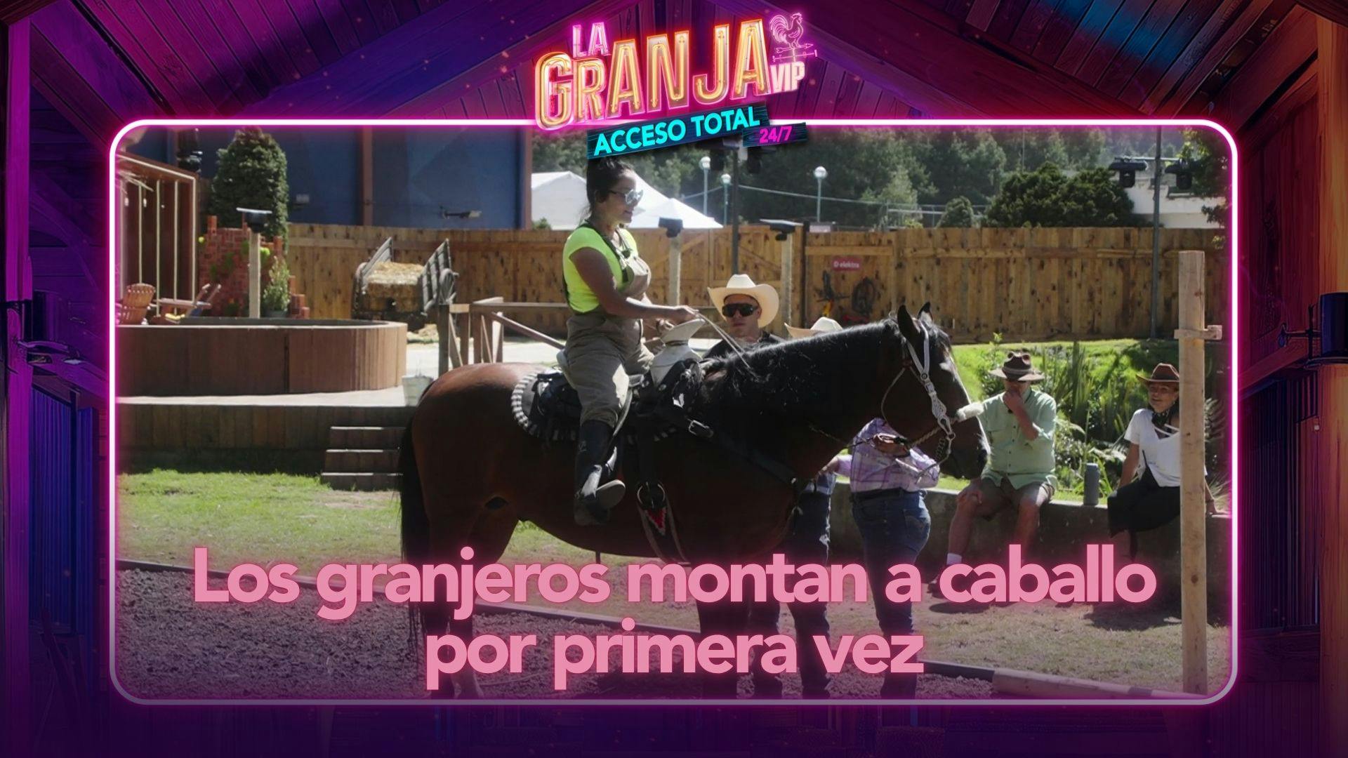 ¡Una experiencia inolvidable! Los granjeros montan a caballo por primera vez (VIDEO)