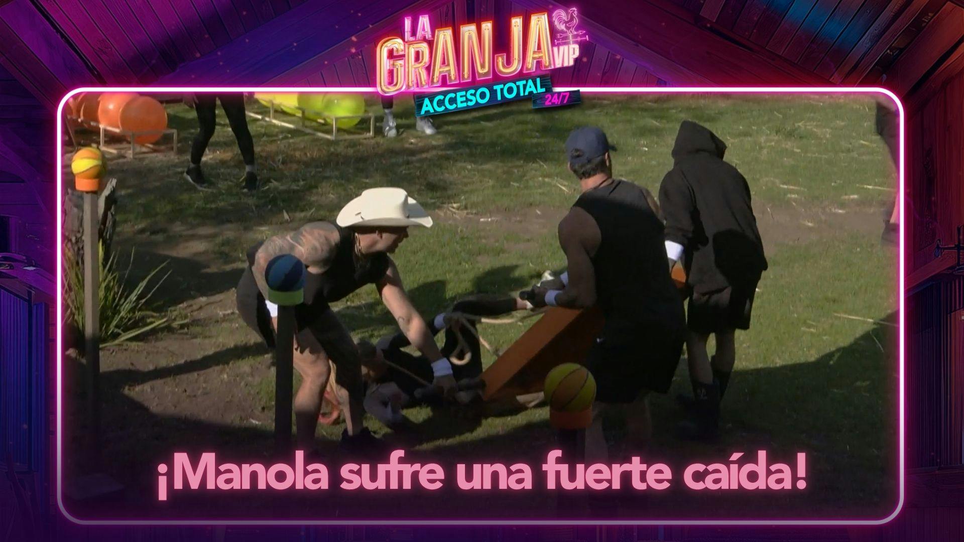 ¡Manola y Adame sufren FUERTE CAÍDA en el Juego por el Poder en La Granja VIP!