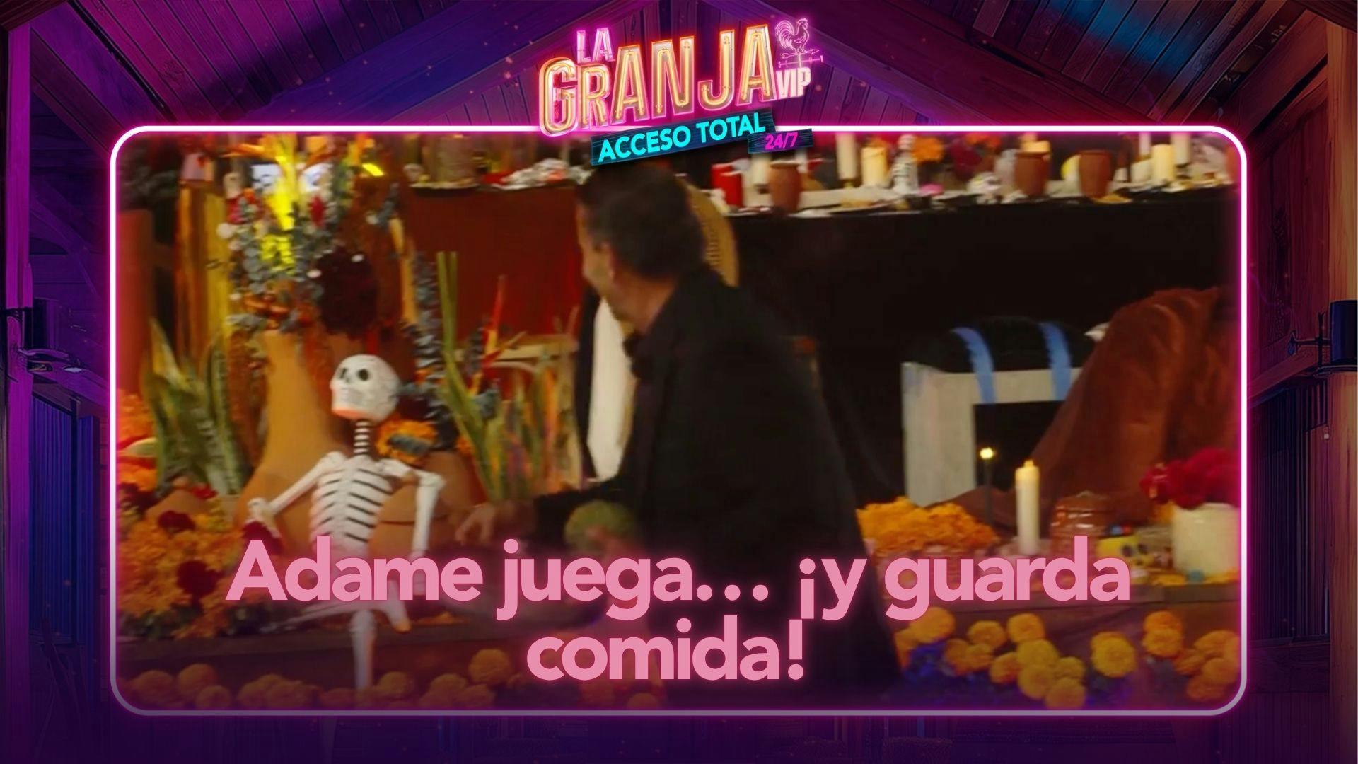 Adame no falla: show, estrategia… y comida guardadita