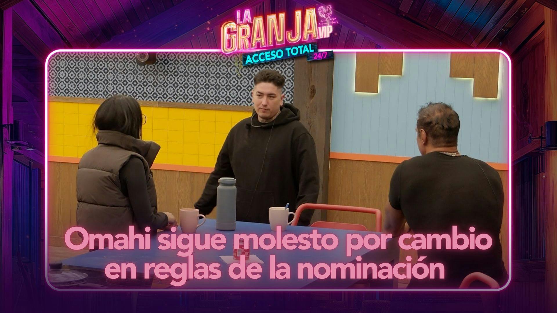 ¡No lo supera! Omahi sigue molesto por cambio en las reglas de la nominación (VIDEO)