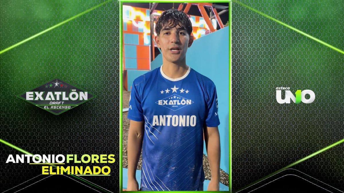 Exatlón México “Insistir, resistir y nunca desistir”: Las palabras con las que Antonio Flores cierra su paso por la novena temporada