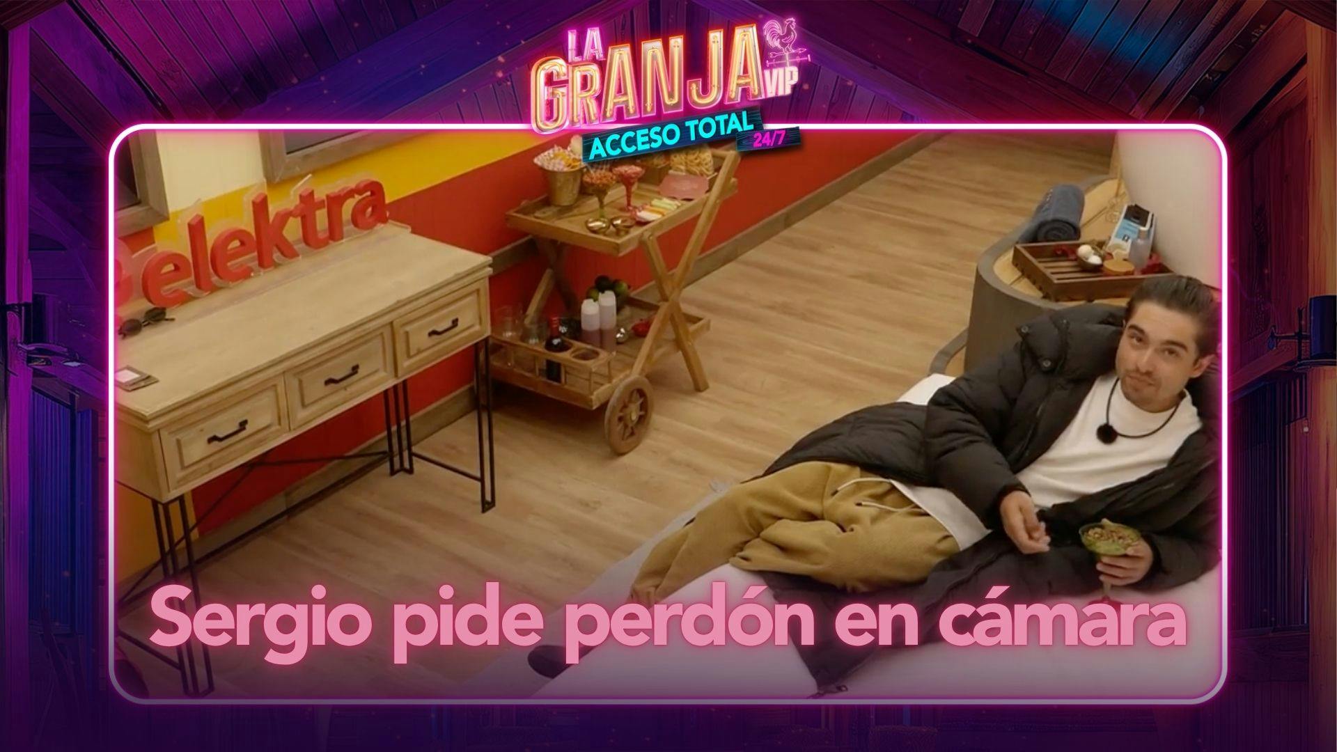 Sergio disfruta la habitación del capataz, pero sorprende con disculpa pública