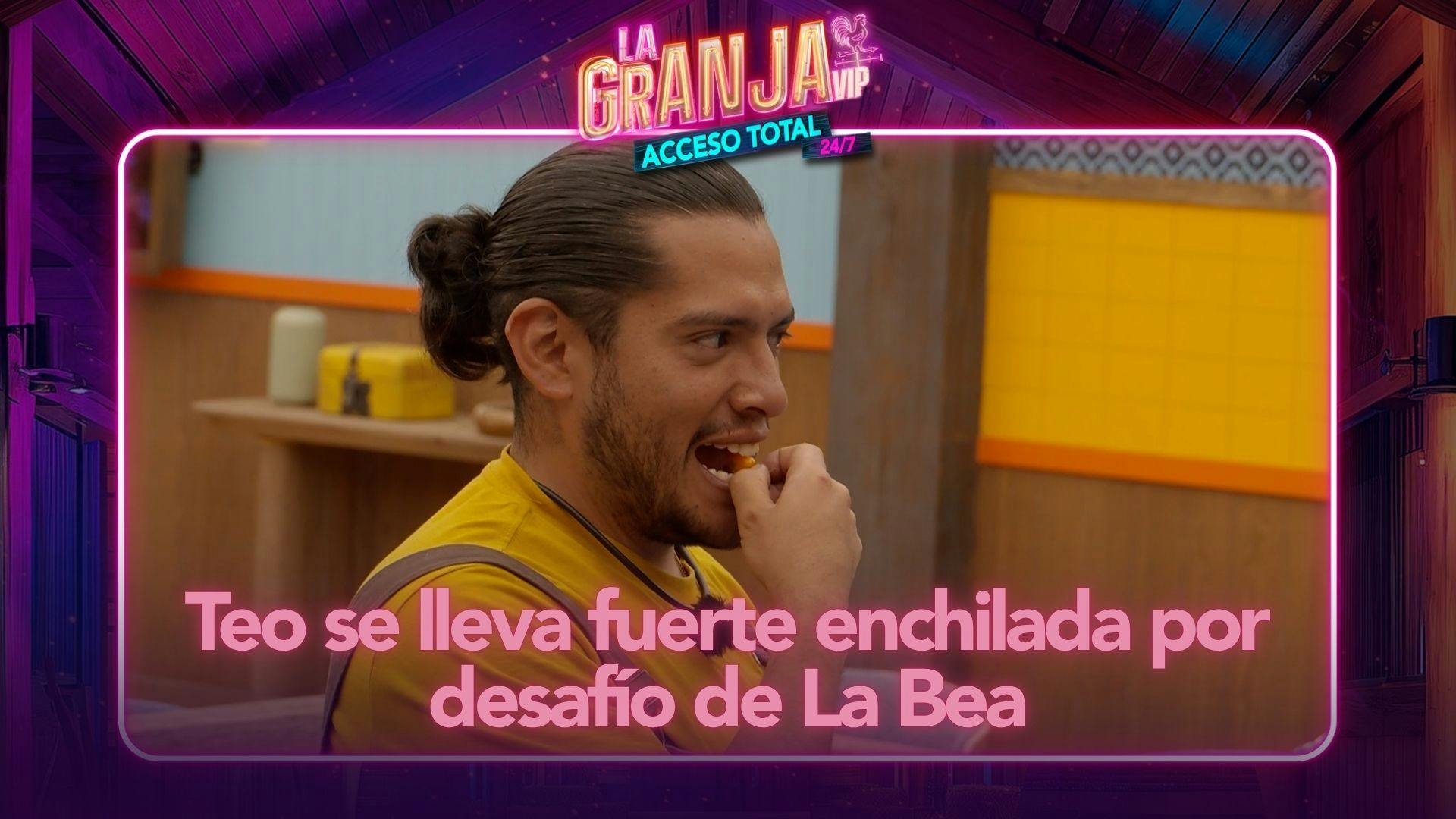 ¡Ni el agua le ayudaba! César Doroteo se lleva FUERTE enchilada por desafío de La Bea (VIDEO)