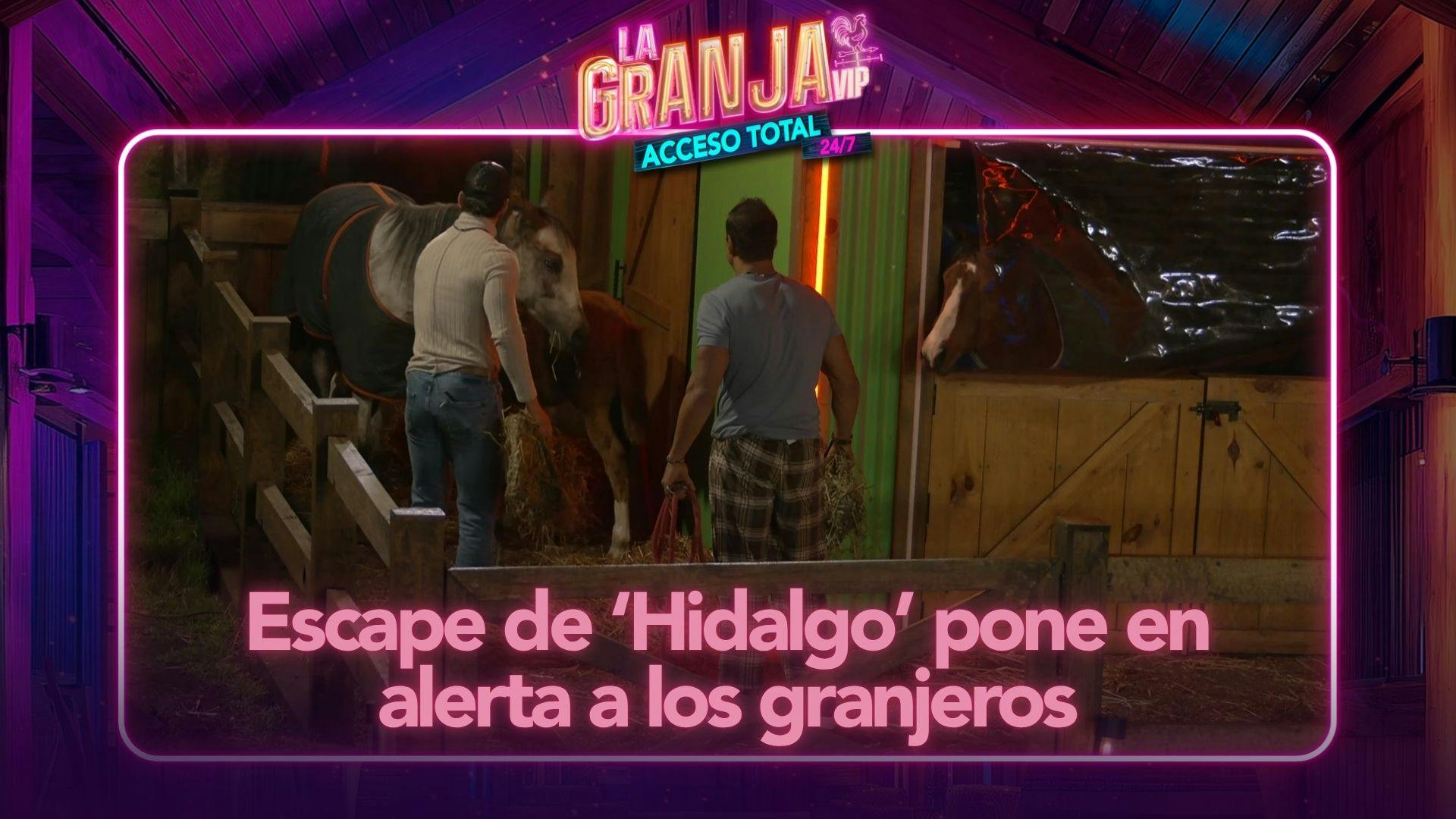 Escape de 'Hidalgo' pone en alerta a las celebridades de La Granja VIP (VIDEO)