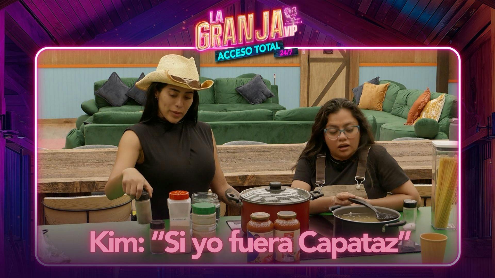 Kim dice que si llega a ser Capataz... ¿Sería capaz de dejar sin comer a los granjeros?