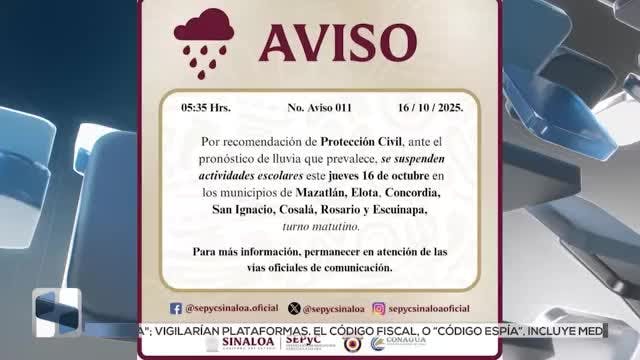 Noticias Sinaloa del 16 de octubre 2025