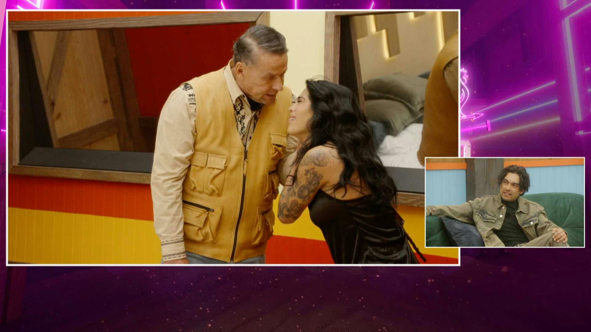 La Granja VIP | Una escena de telenovela entre Kim, Sergio y Alfredo Adame nos deja sin palabras