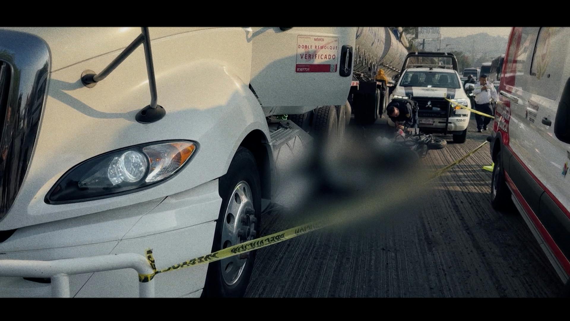 ¡Perdió la vida por las obras inconclusas de la México-Pachuca! 