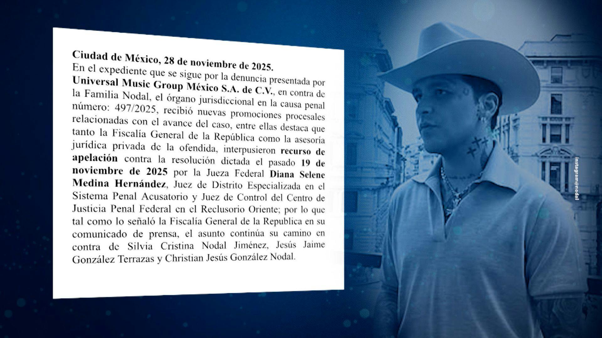 Continúa el caso entre disquera y Christian Nodal, no se ha cerrado como aseguró la familia