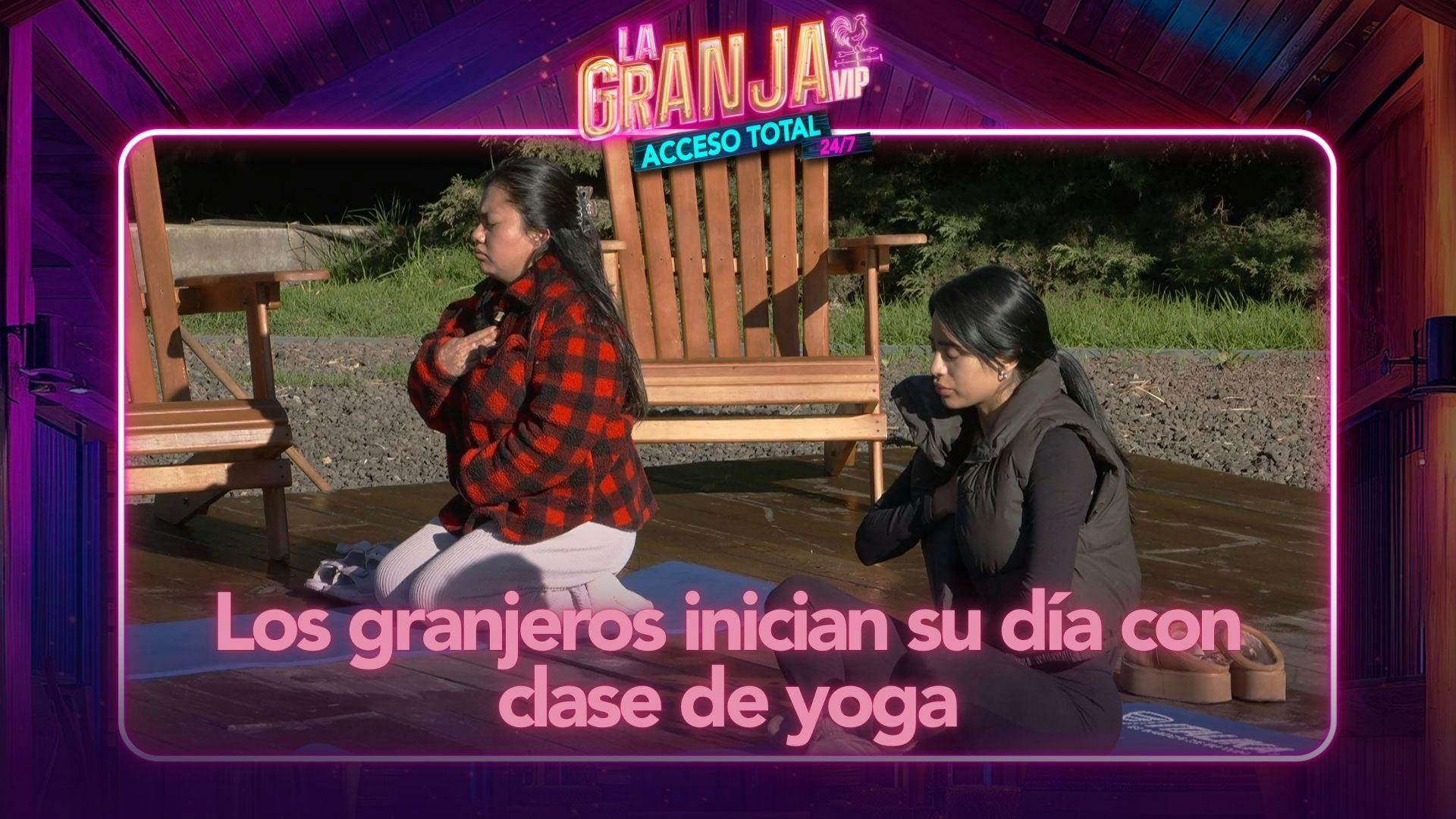 ¡Vuelve la clase de yoga! Los granjeros inician su día con lección grupal impartida por Fabiola Campomanes (VIDEO)