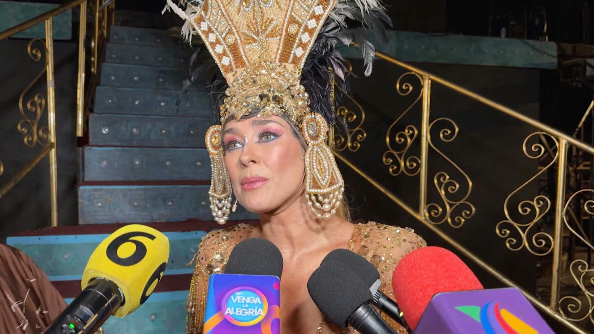 ¿Le molestan los chistes sobre Luis Miguel? Aracely Arámbula reacciona a las bromas en Perfume de Gardenia