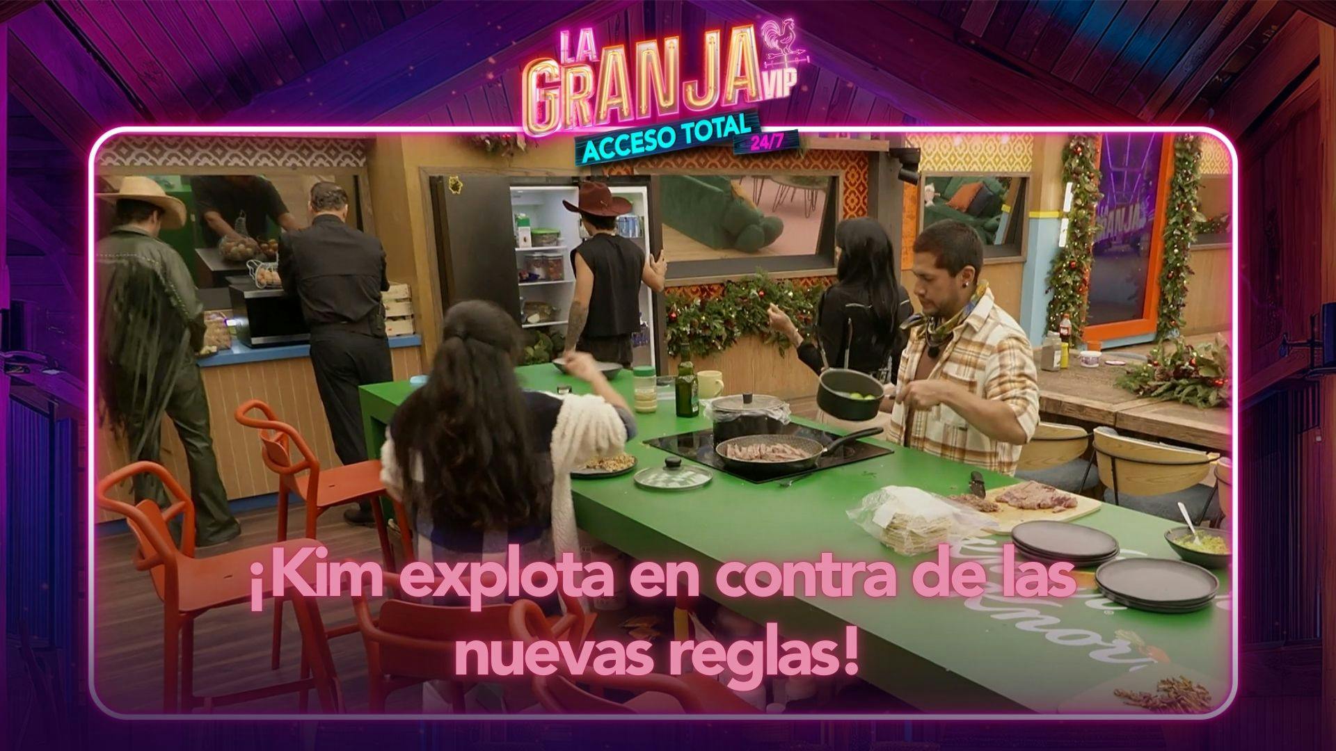 Kim acusa a Eleazar de contarle las porciones de comida en La Granja VIP