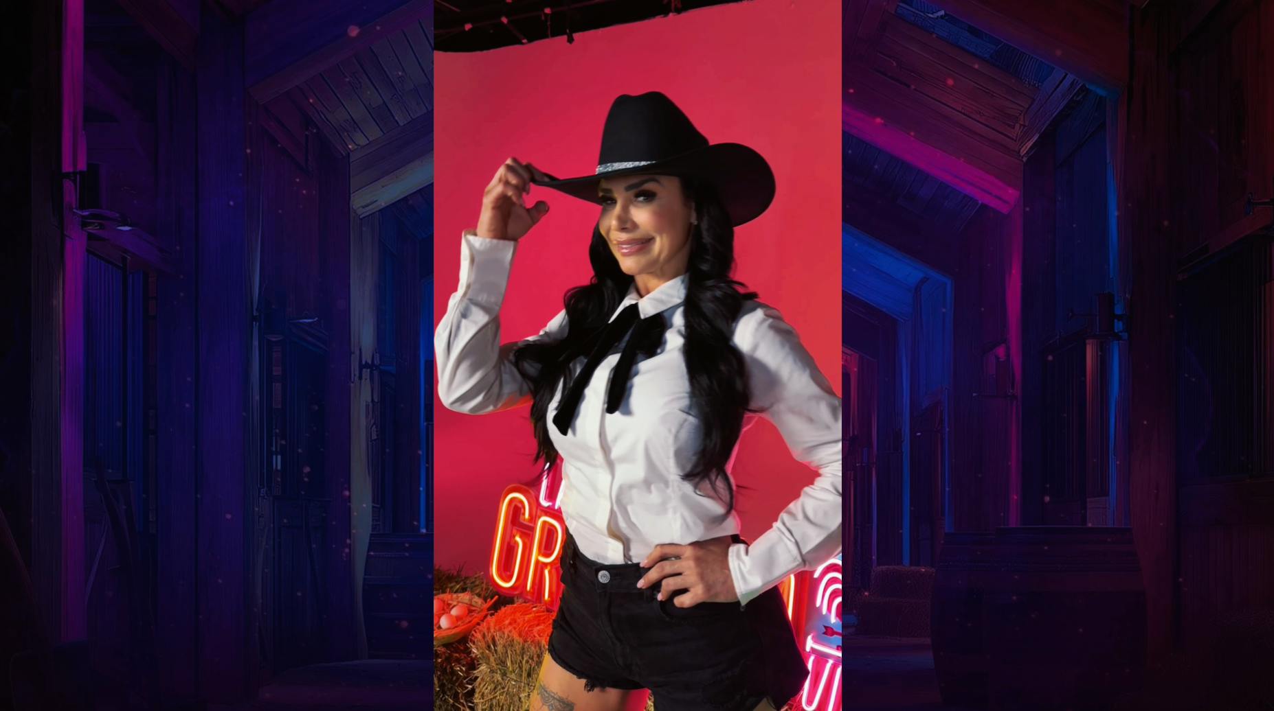 ¡Tremendo trend viral! Lis Vega conquista las redes con su encanto granjero