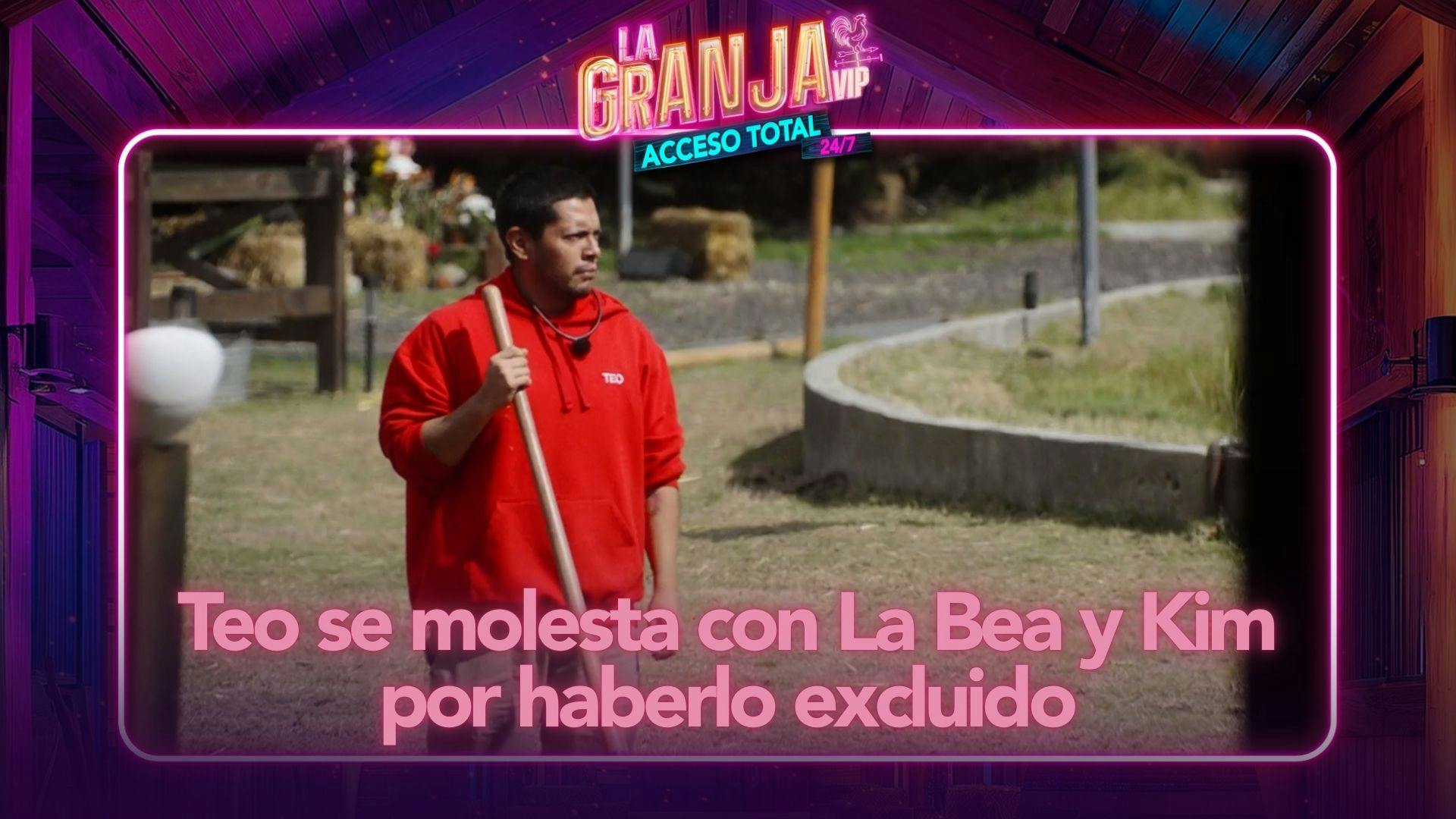 ¿Problemas en el paraíso? Teo se molesta con La Bea y Kim Shantal por haberlo excluido (VIDEO)