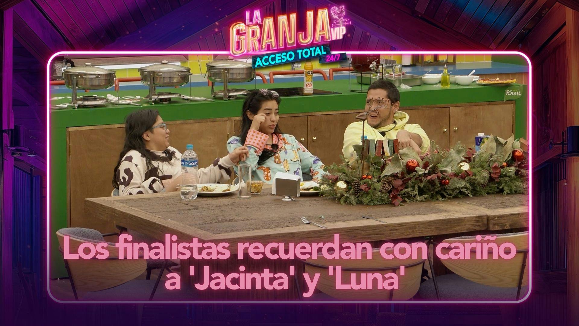 Los finalistas recuerdan con cariño a 'Jacinta' y 'Luna' antes de partir de La Granja VIP (VIDEO)