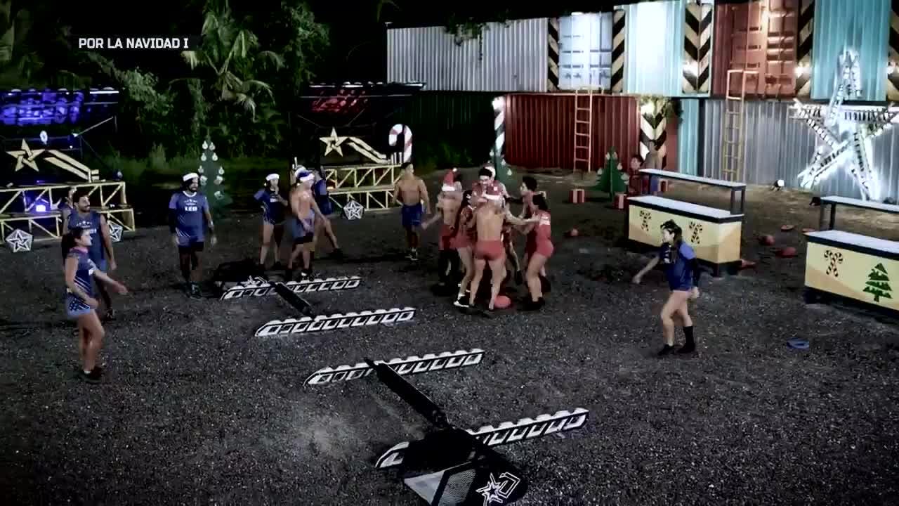 Exatlón México | Mejores Momentos | El Equipo Rojo celebra la Navidad en Exatlón… pero la batalla aún no termina