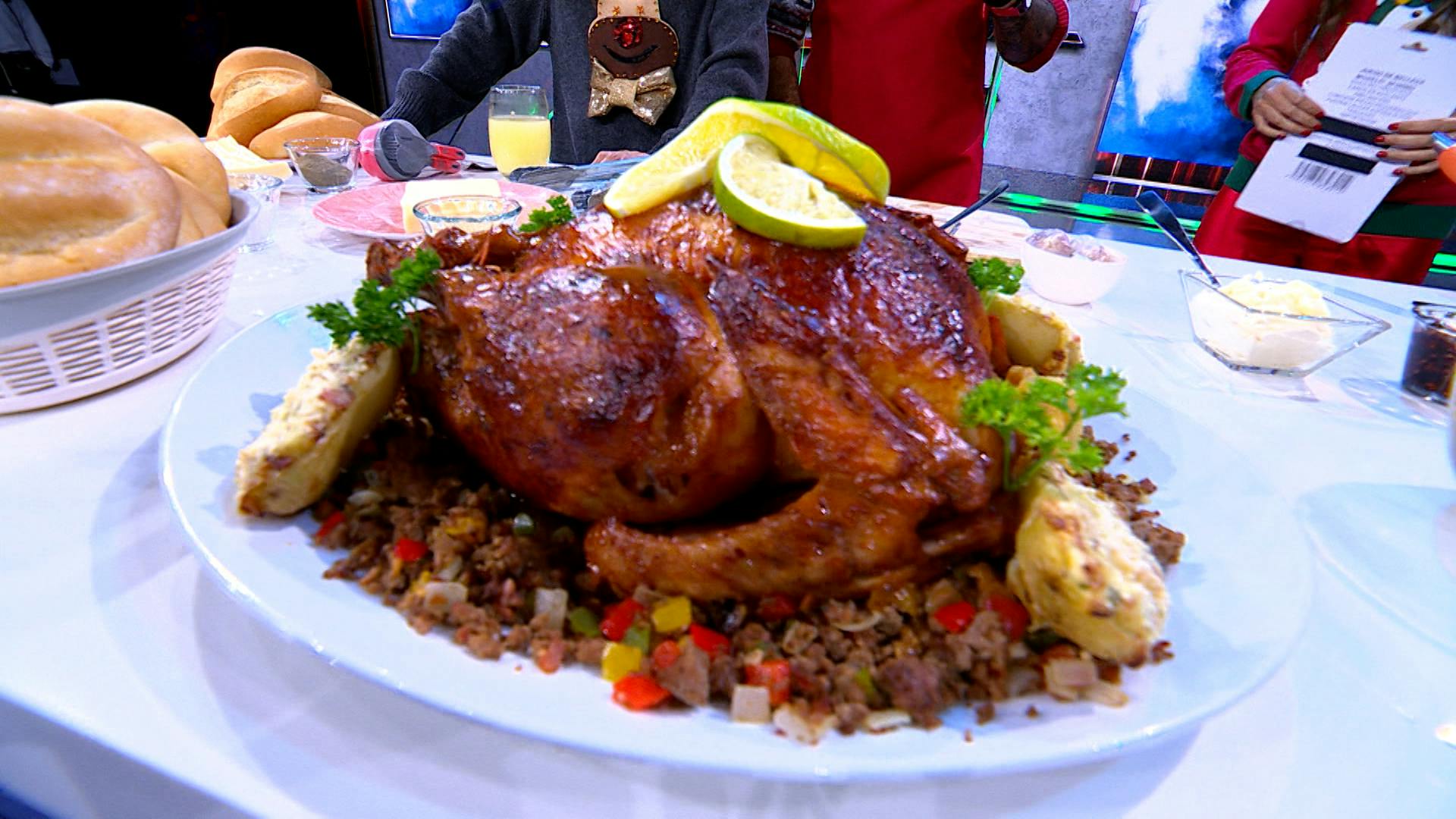 ¿Con fondue? ¡Tortas de recalentado de pavo al estilo de La pura sabrosura!