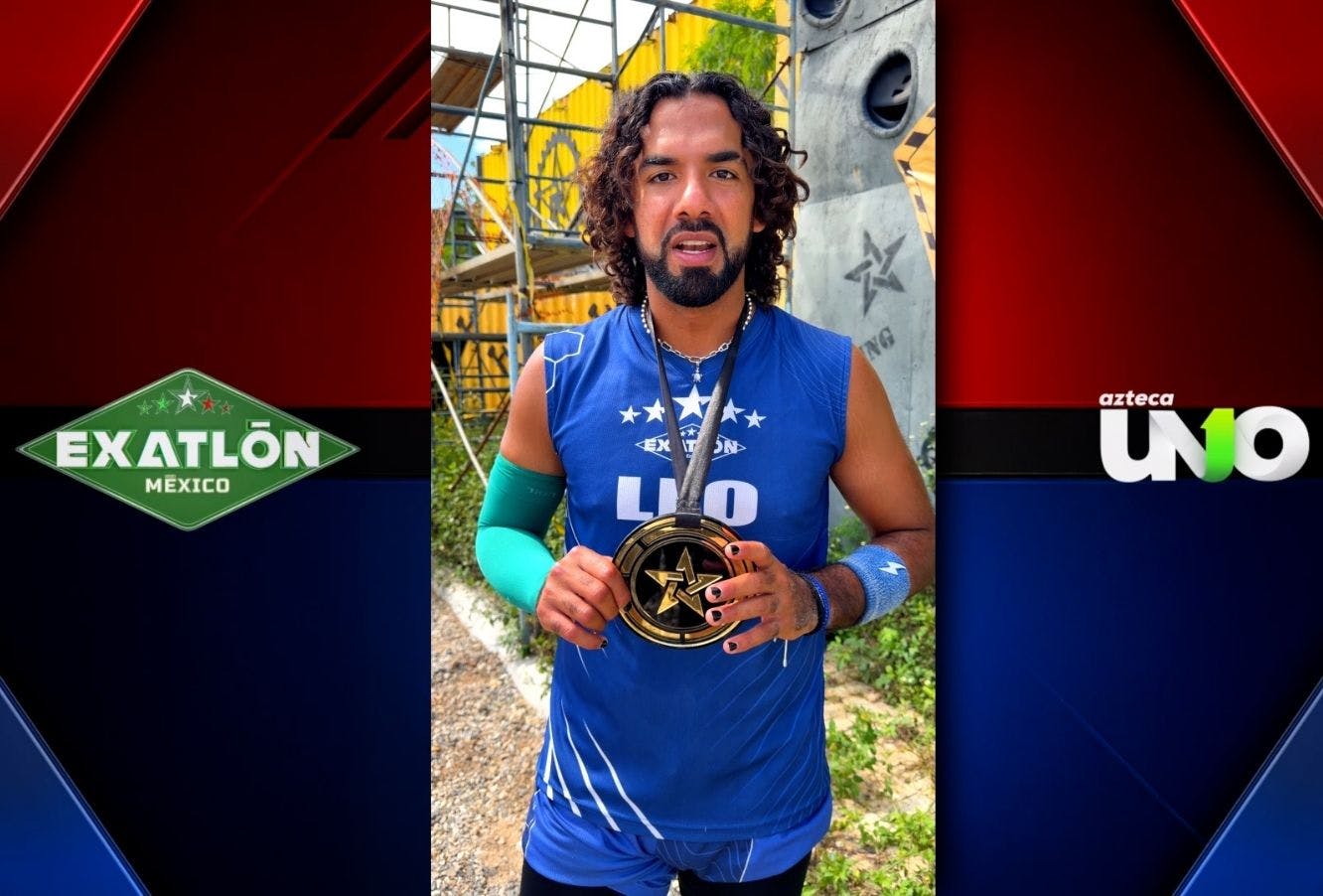 Exatlón México | Leo conquista la noche y se lleva la medalla varonil: así celebró su tercer triunfo