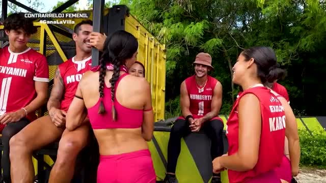 Cumpleaños en Exatlón México: El Equipo Rojo celebró a Jazmín en un momento clave de la novena temporada